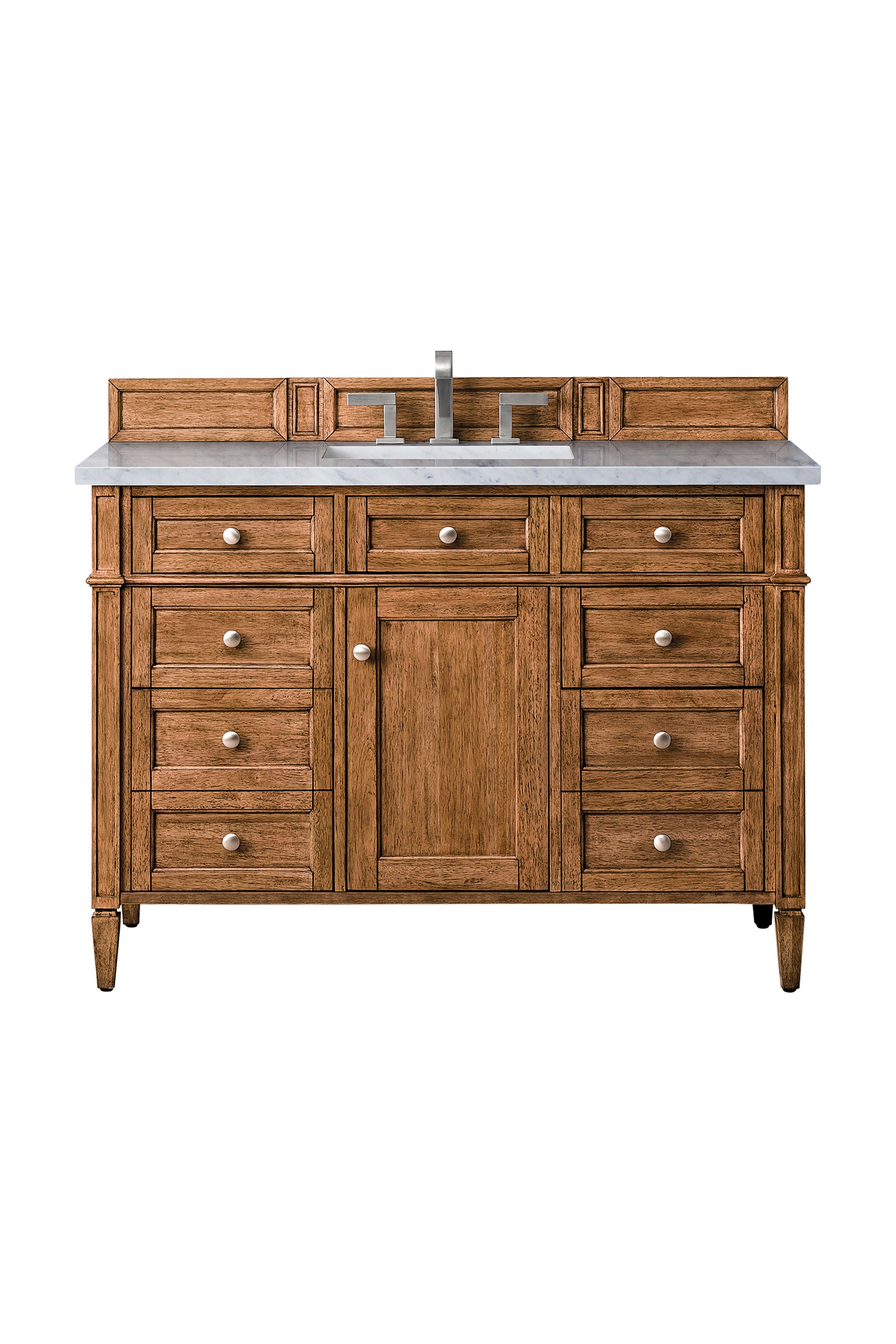 Saddle Brown / Eternal Jasmine Pearl - 3 Faucet Holes