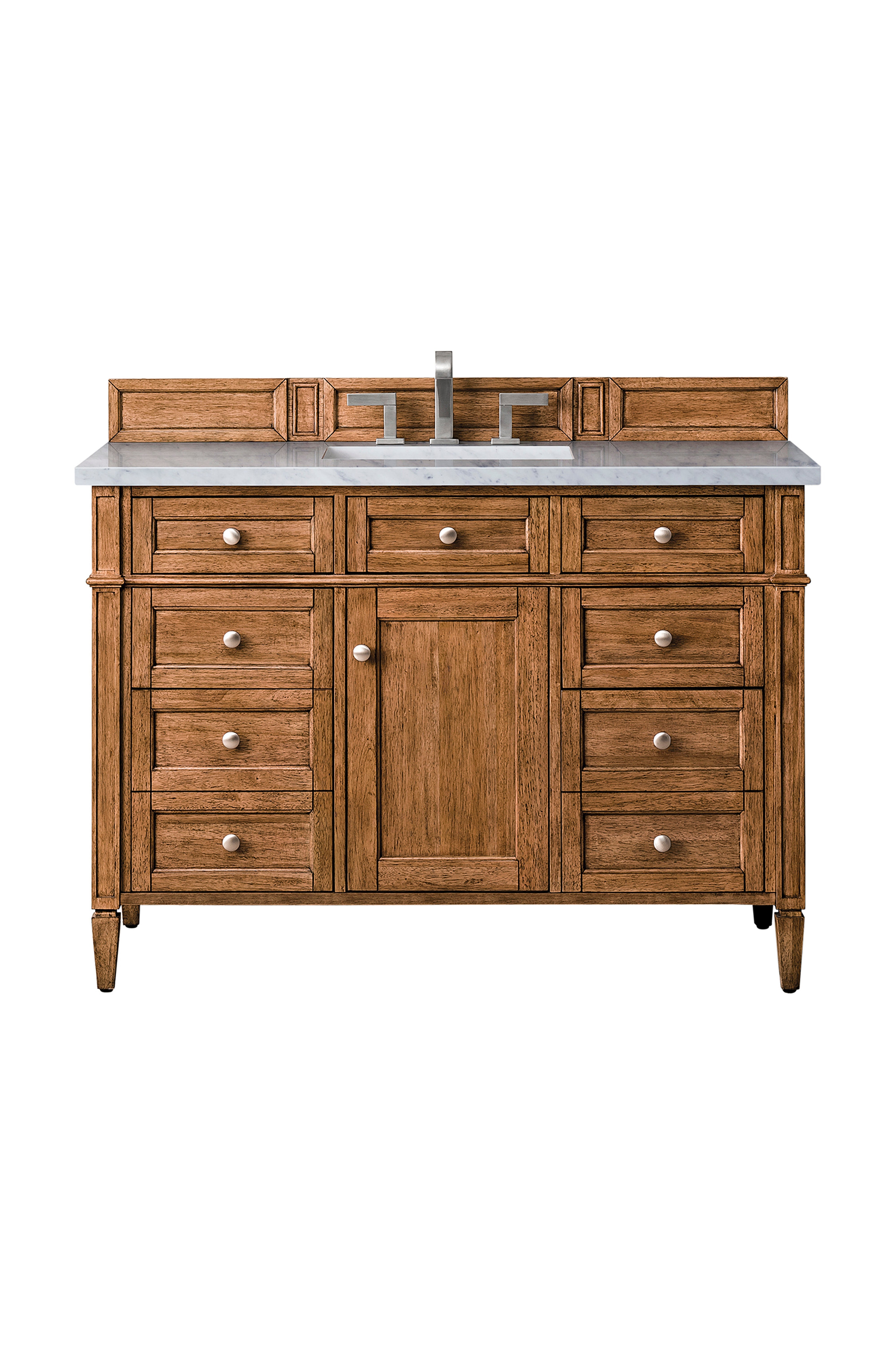 Saddle Brown / Eternal Jasmine Pearl - 3 Faucet Holes