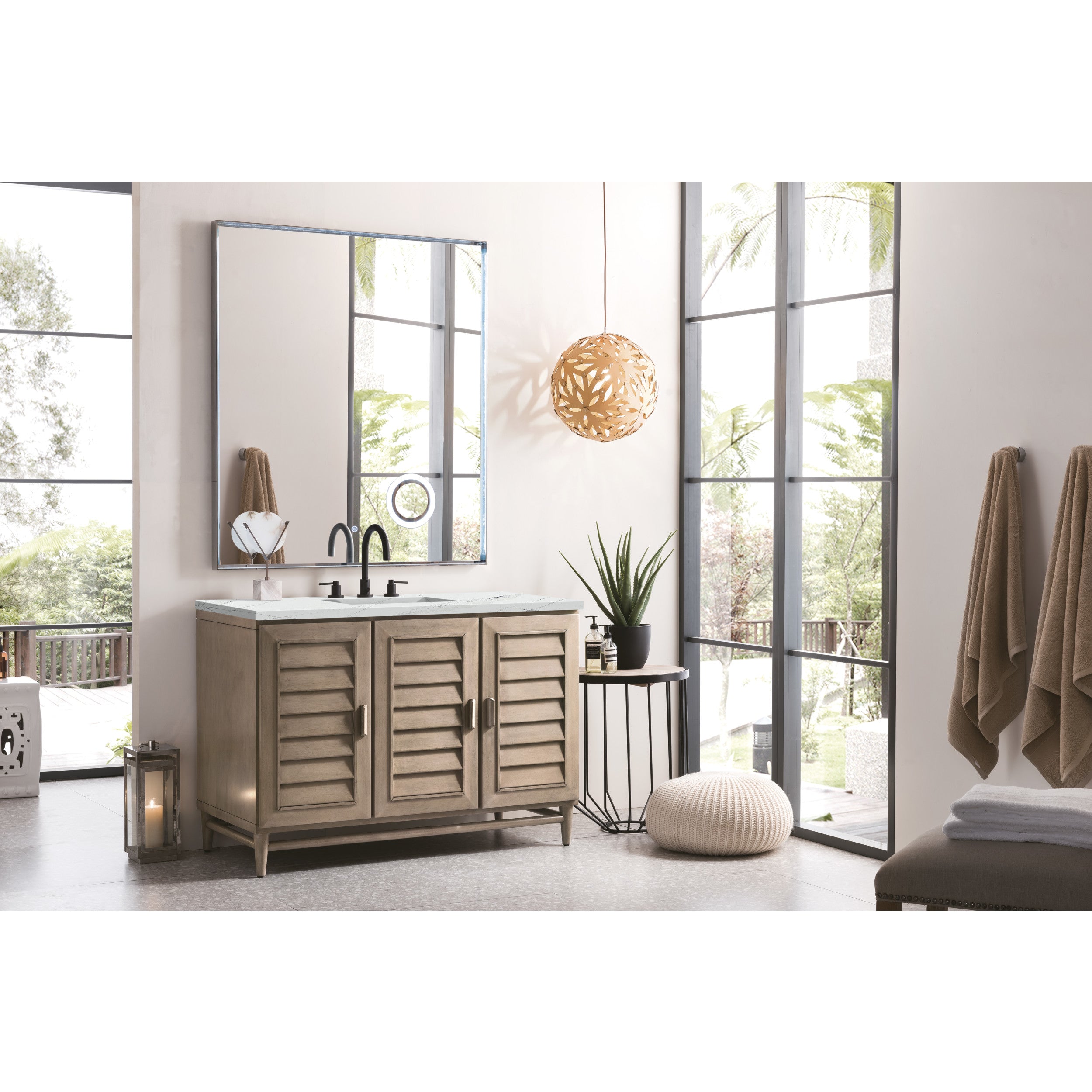 Whitewashed Walnut / Ethereal Noctis - 3 Faucet Holes