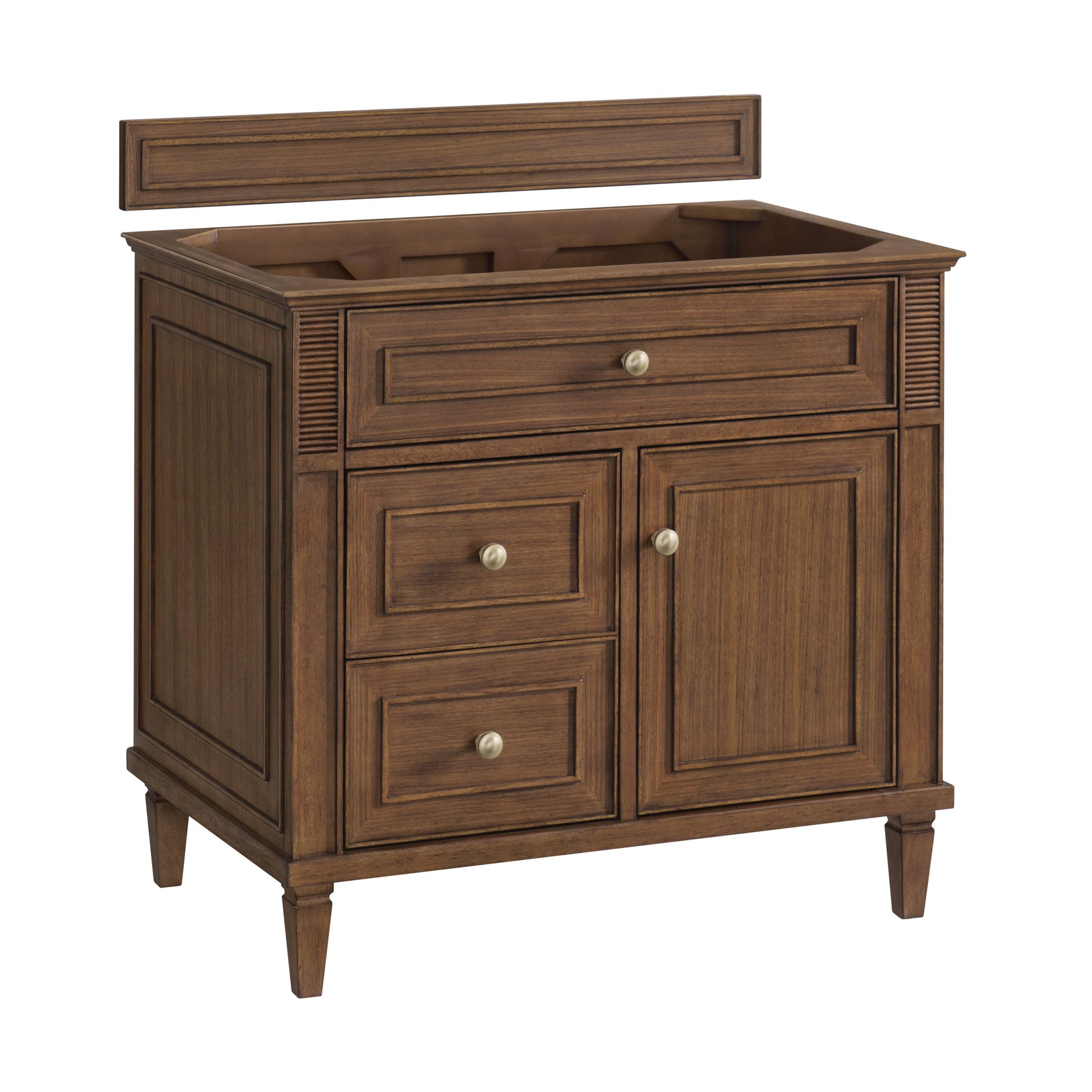 Mid-Century Walnut / No Countertop