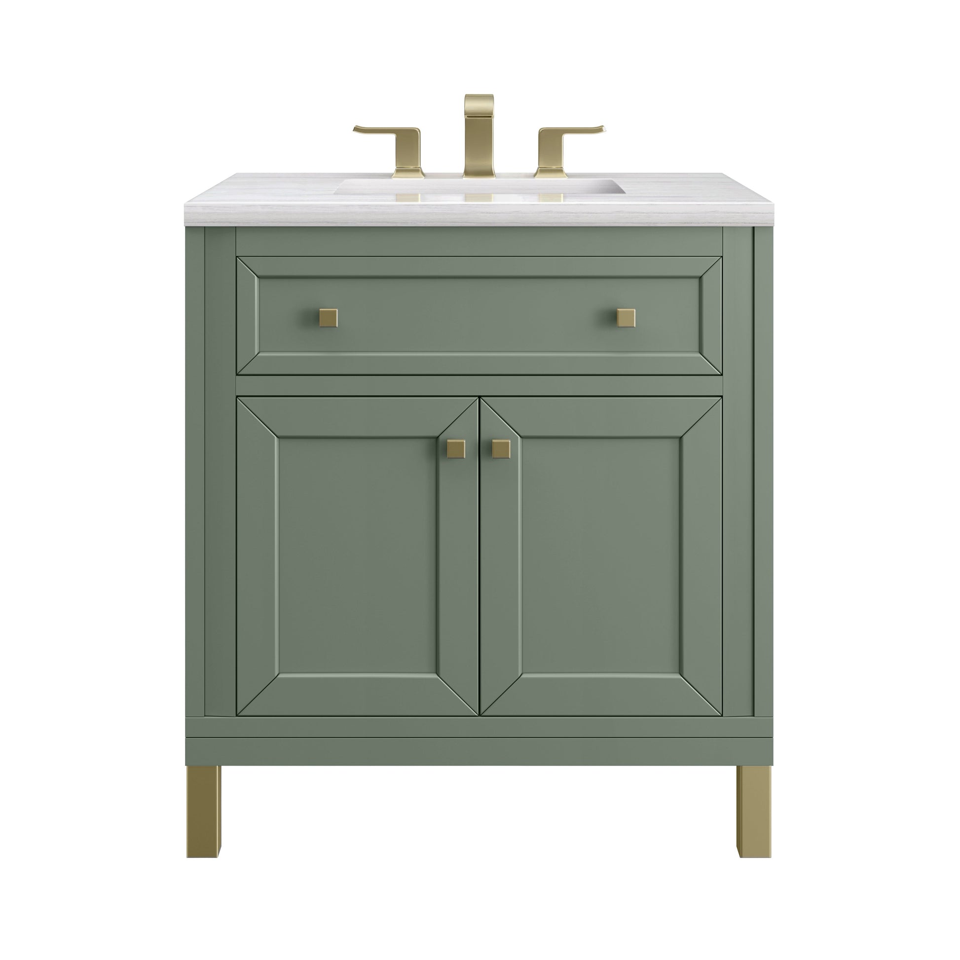 Smokey Celadon / Arctic Fall - 3 Faucet Holes