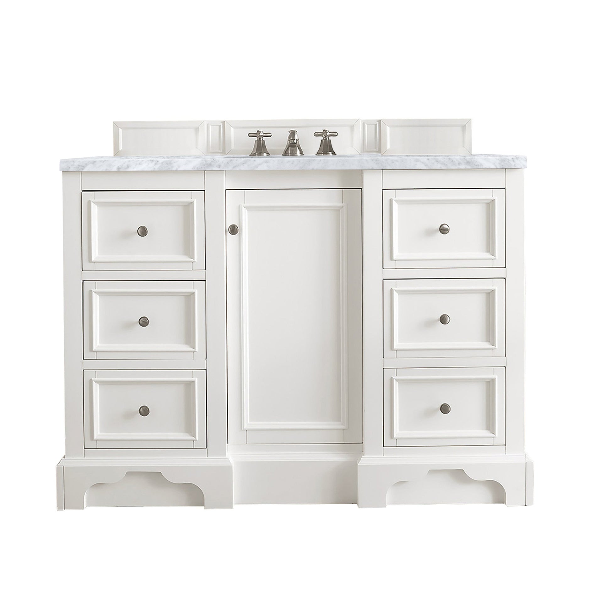 Bright White / Carrara White - 3 Faucet Holes