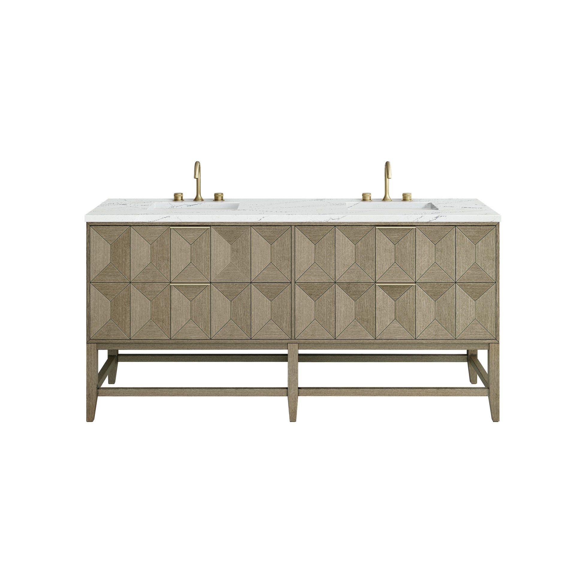 Pebble Oak / Ethereal Noctis - 3 Faucet Holes