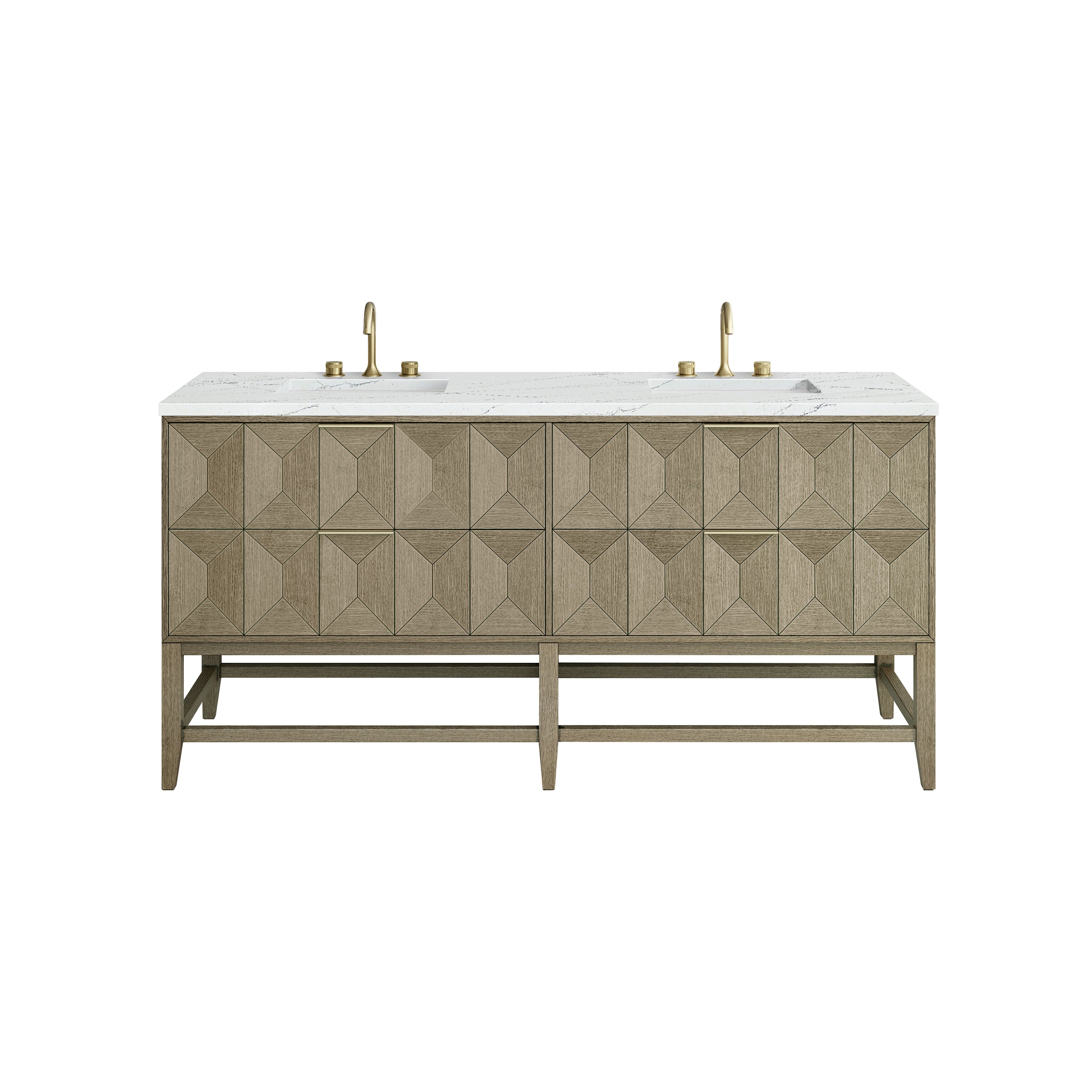 Pebble Oak / Ethereal Noctis - 3 Faucet Holes