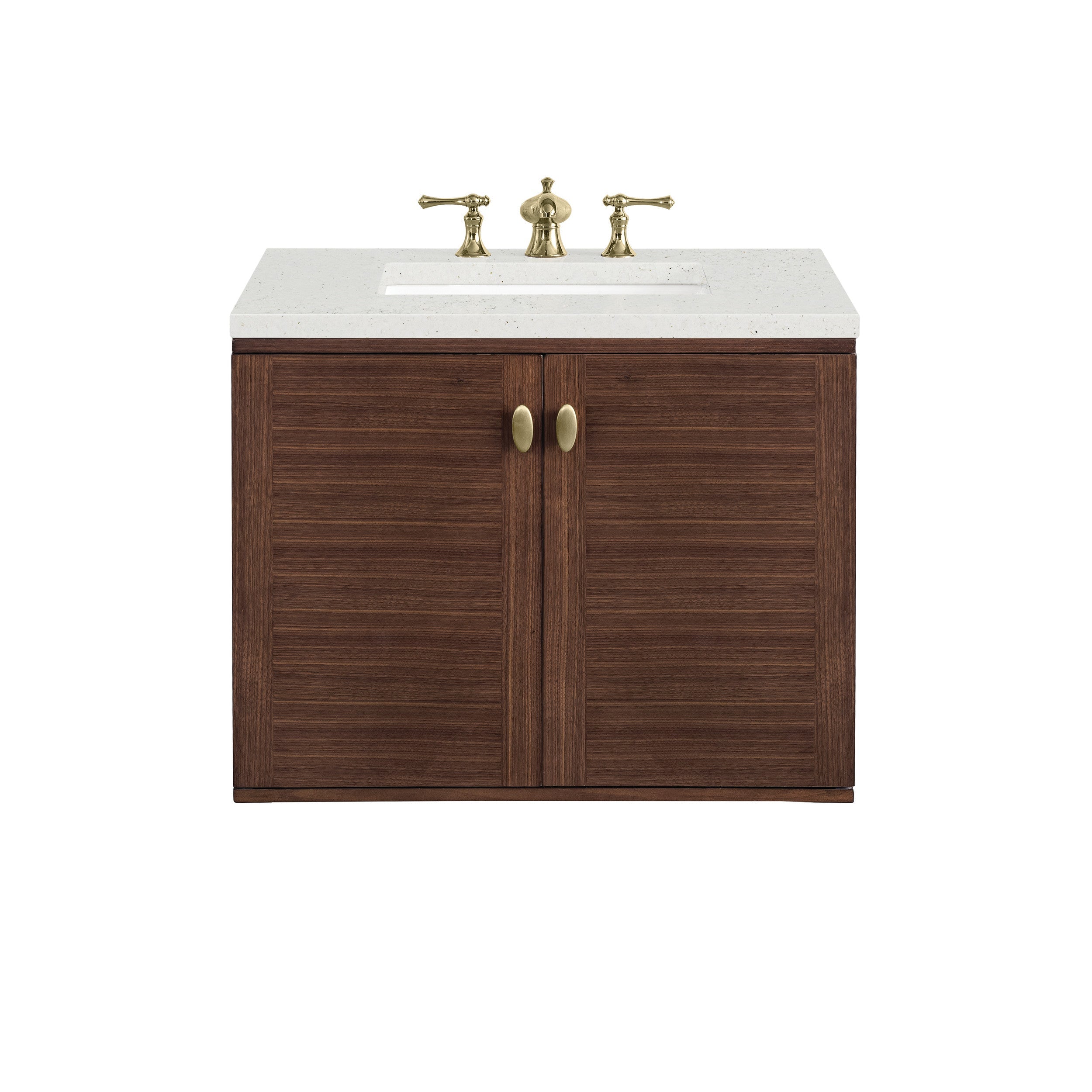 Mid-Century Walnut / Lime Delight - 3 Faucet Holes