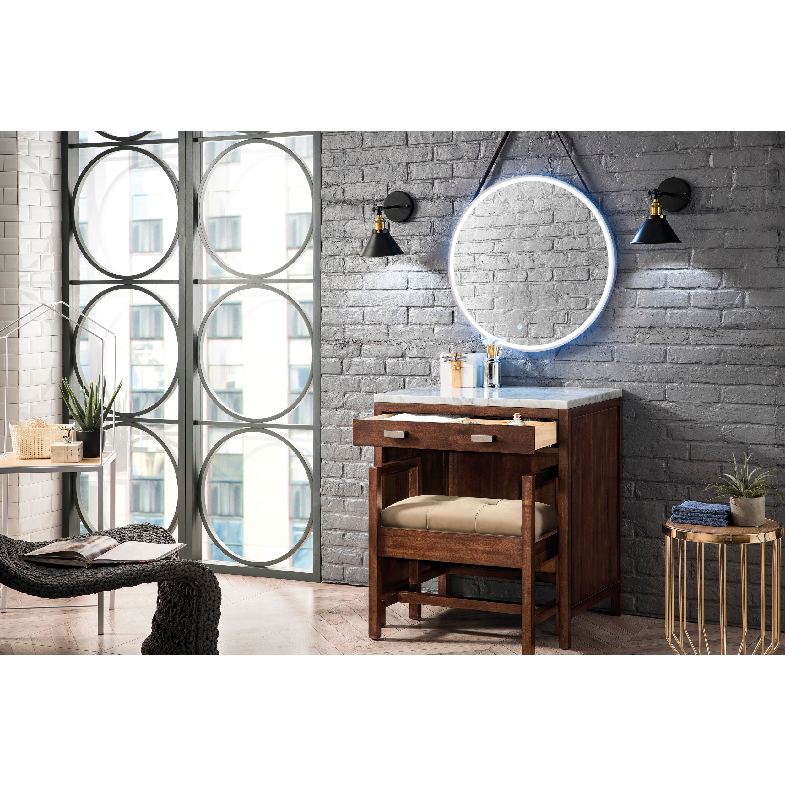 Mid-Century Acacia / Carrara White