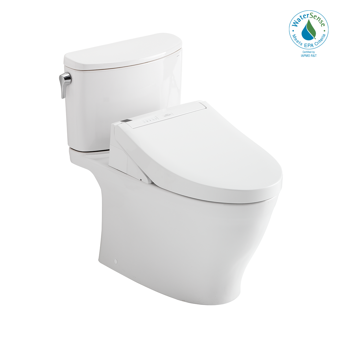 Toto Washlet+ Nexus Two Piece Elongated 1.28 GPF Toilet with C5 Bidet Seat