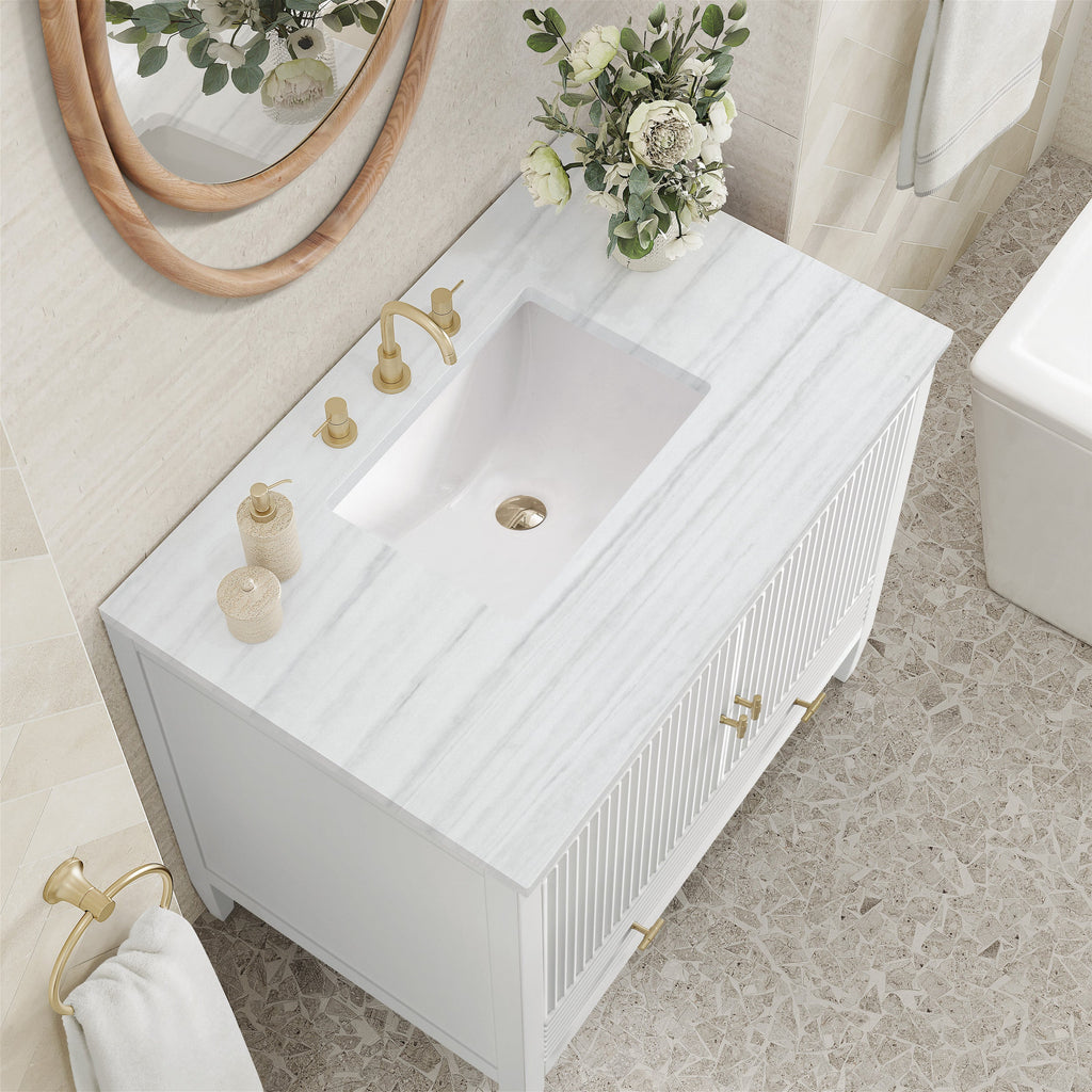 Bright White / Arctic Fall - 3 Faucet Holes