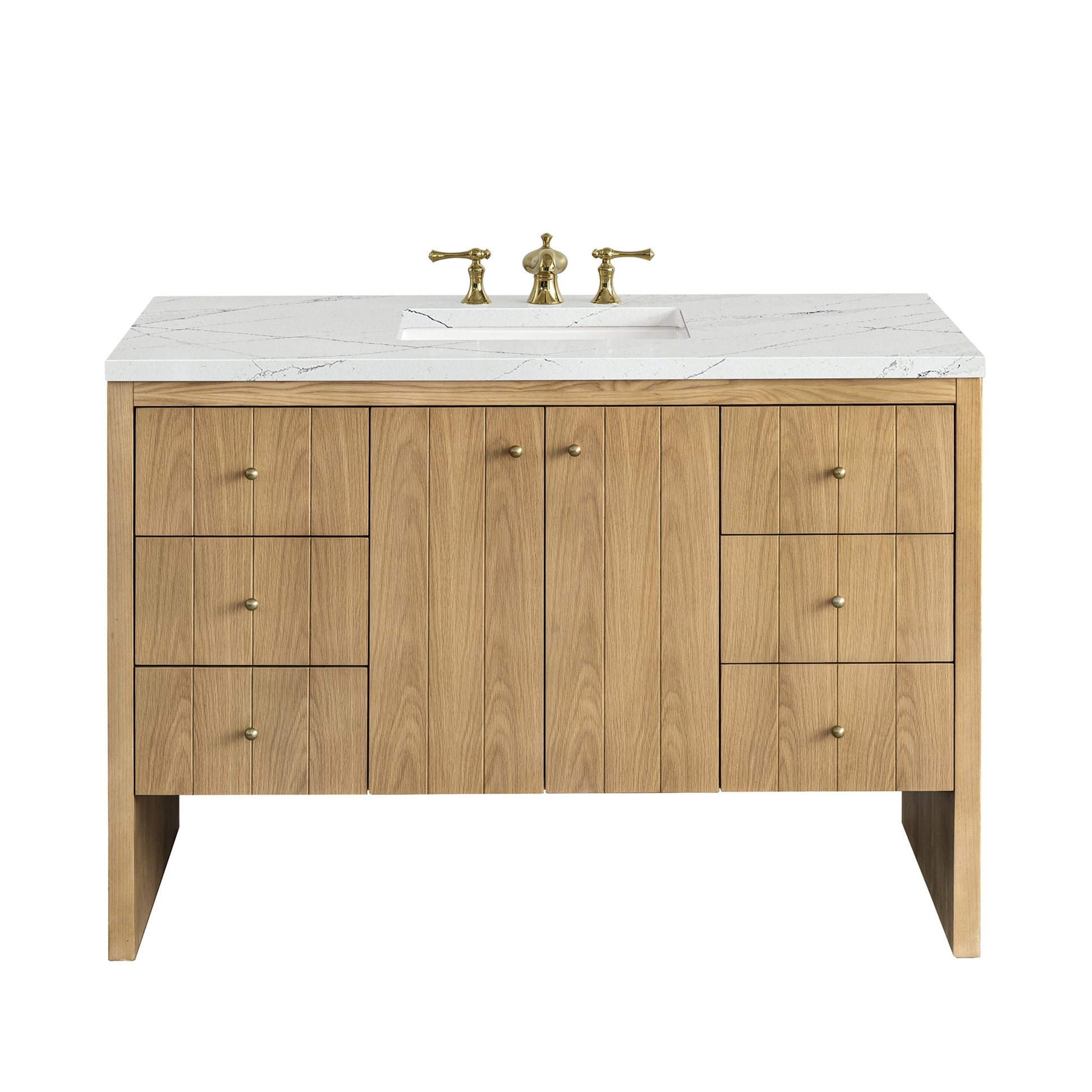 Light Natural Oak / Ethereal Noctis - 3 Faucet Holes