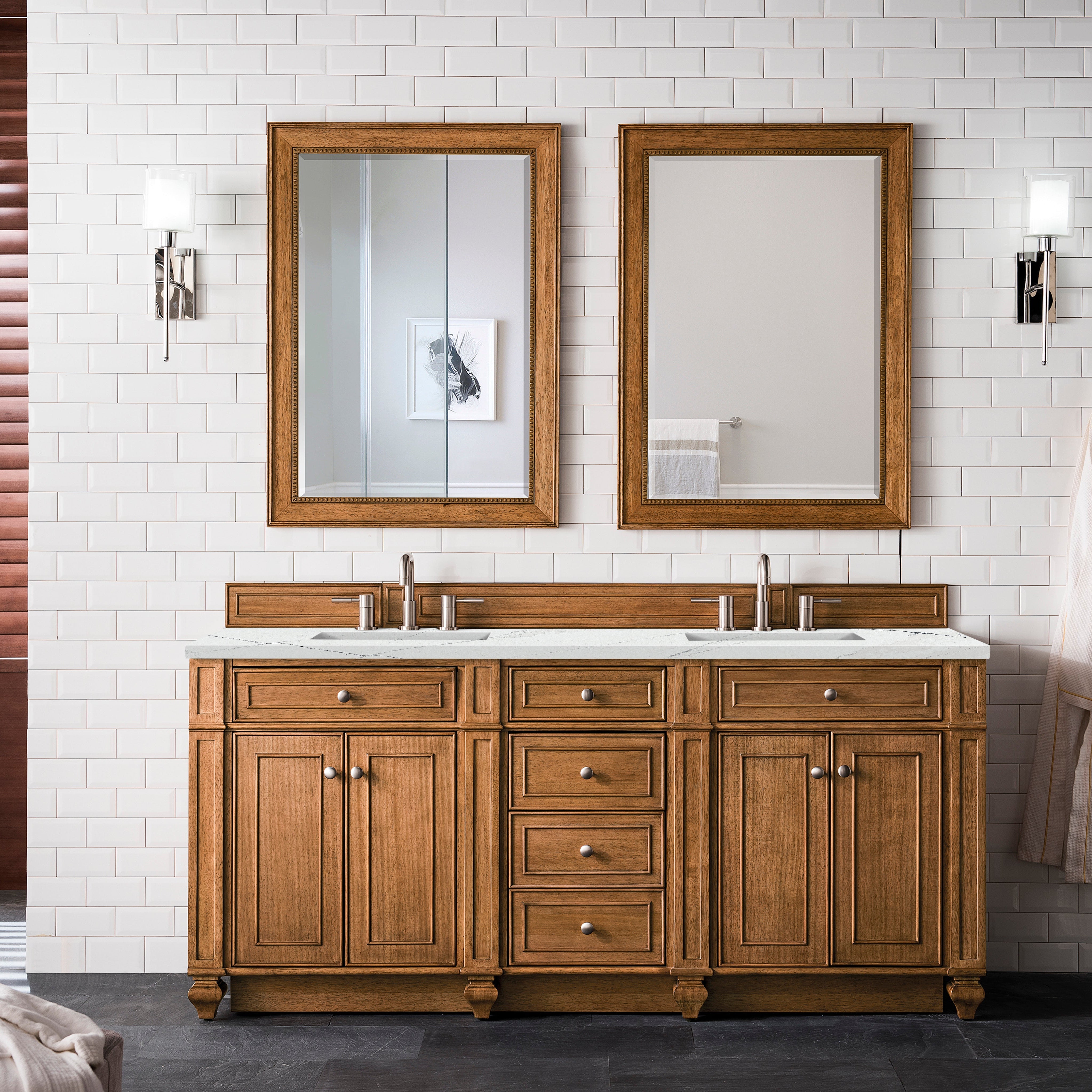 Saddle Brown / Ethereal Noctis - 3 Faucet Holes