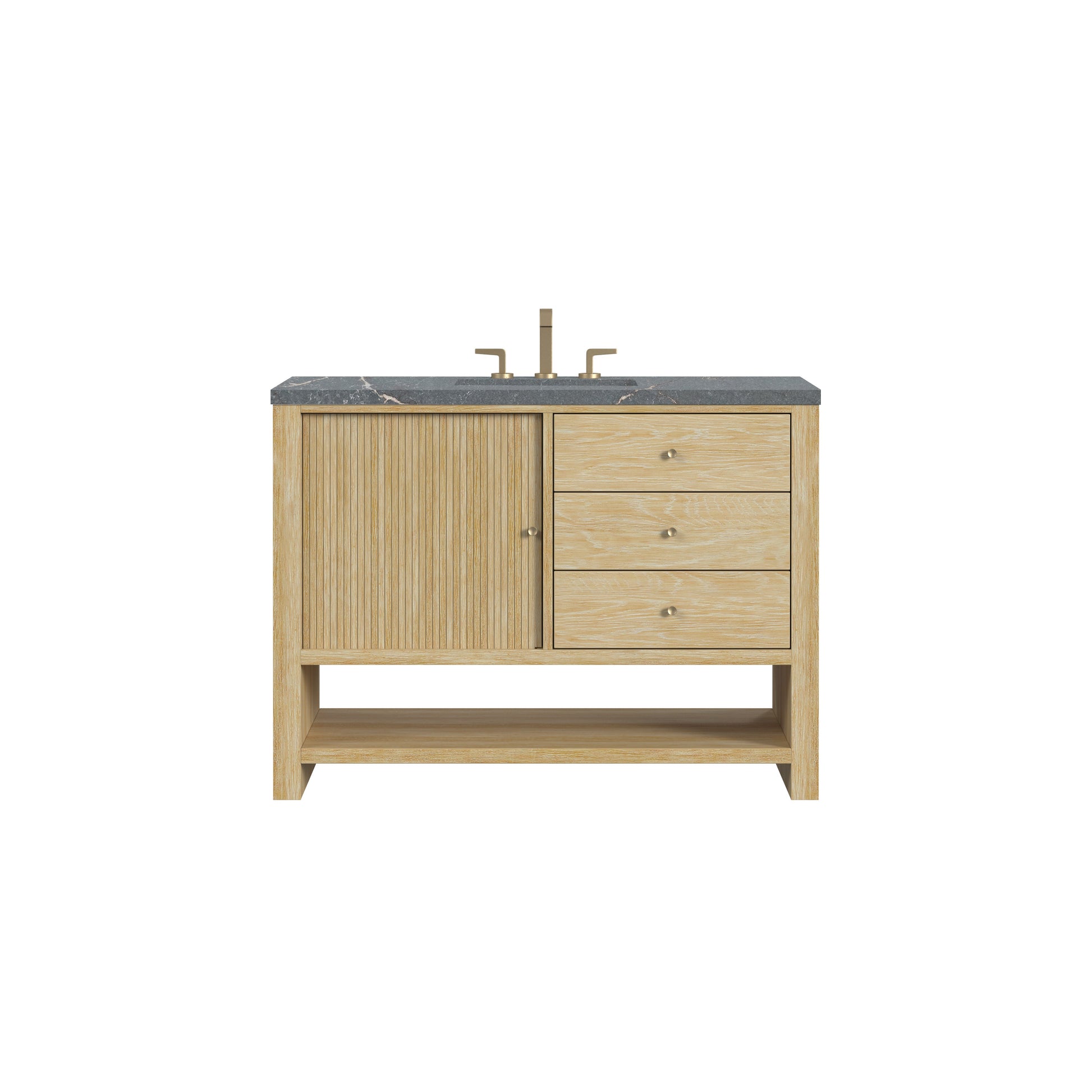 Sunwashed Oak / Parisien Bleu - 3 Faucet Holes