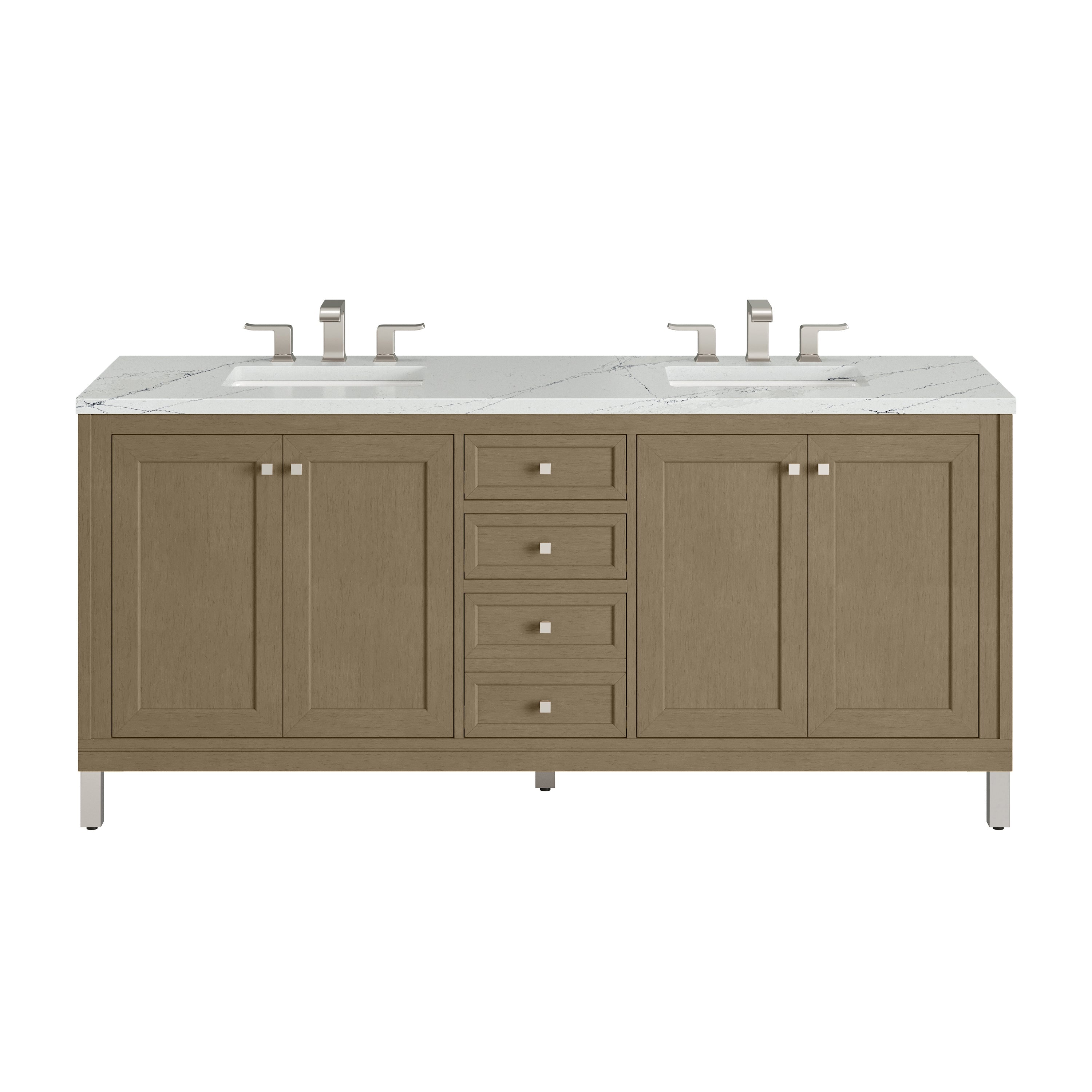 Walnut Whisper / Ethereal Noctis - 3 Faucet Holes