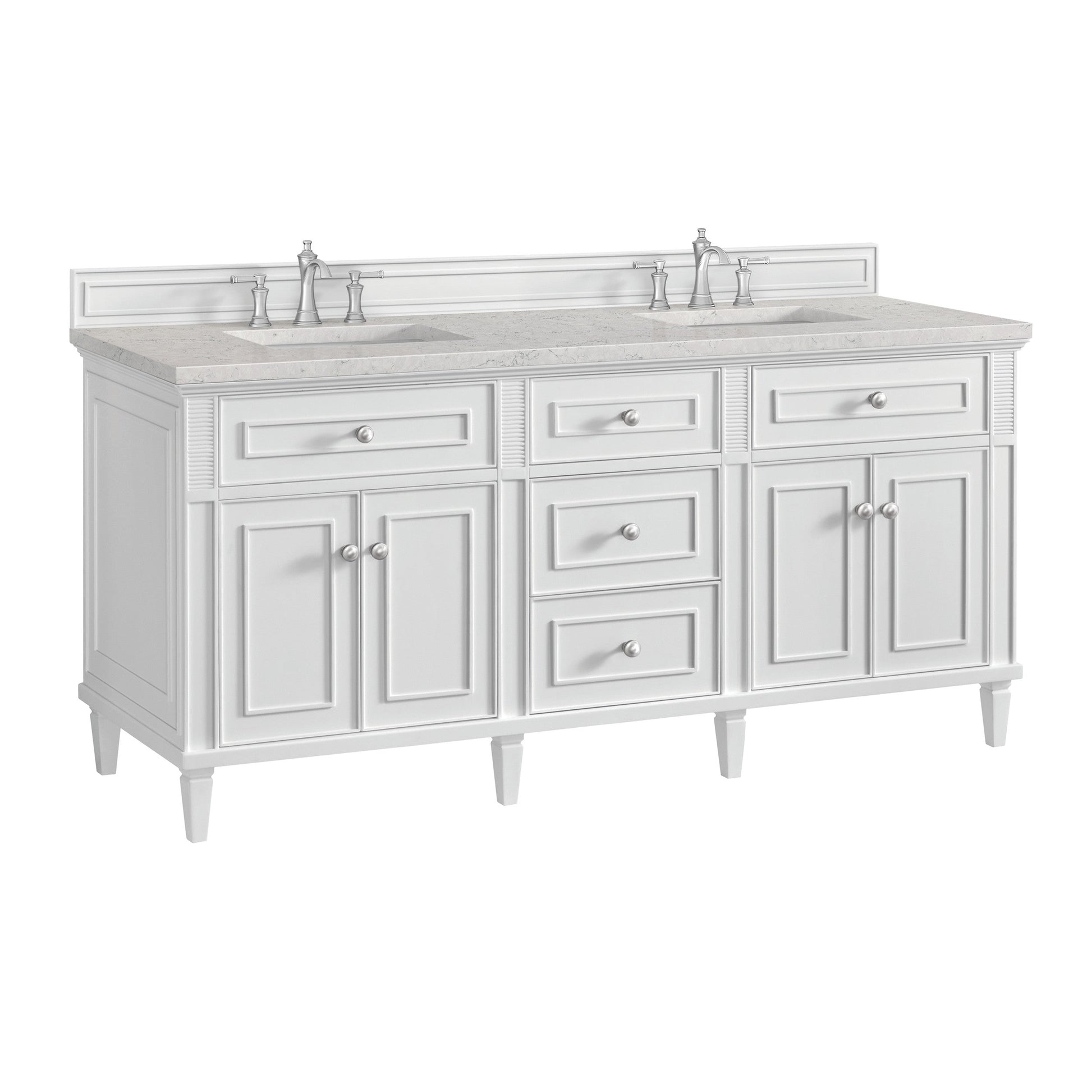 Bright White / Eternal Jasmine Pearl - 3 Faucet Holes