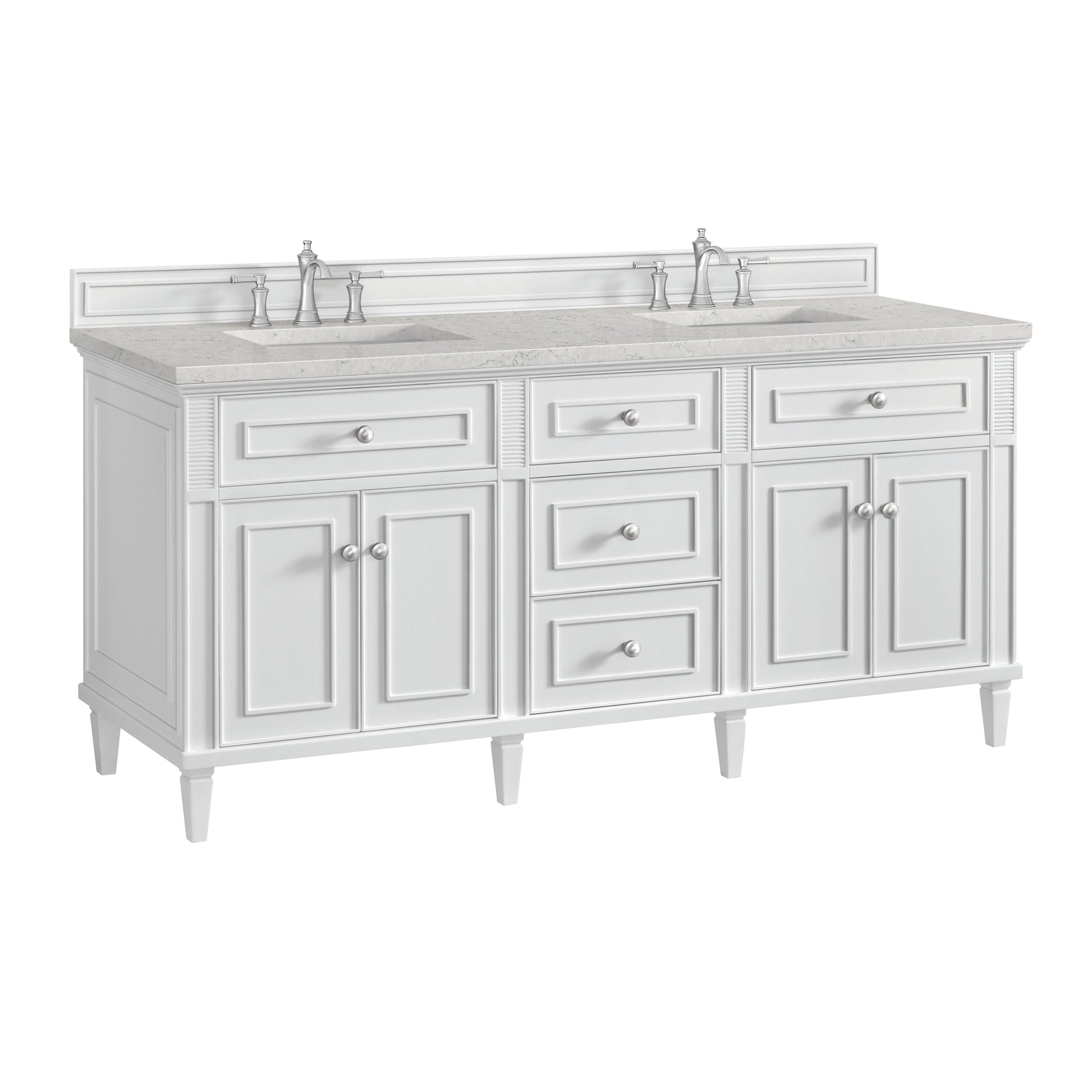Bright White / Eternal Jasmine Pearl - 3 Faucet Holes