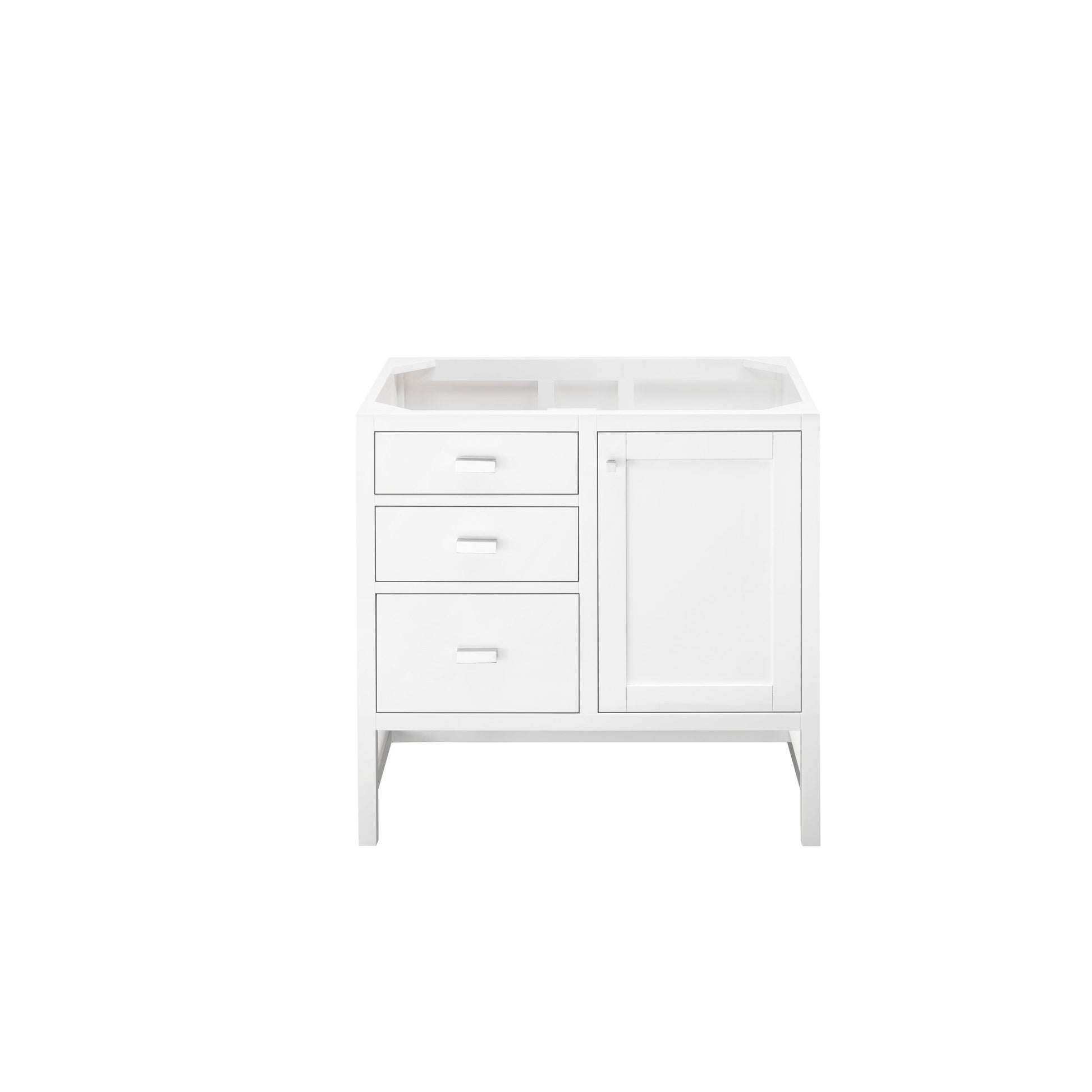 Glossy White / No Countertop