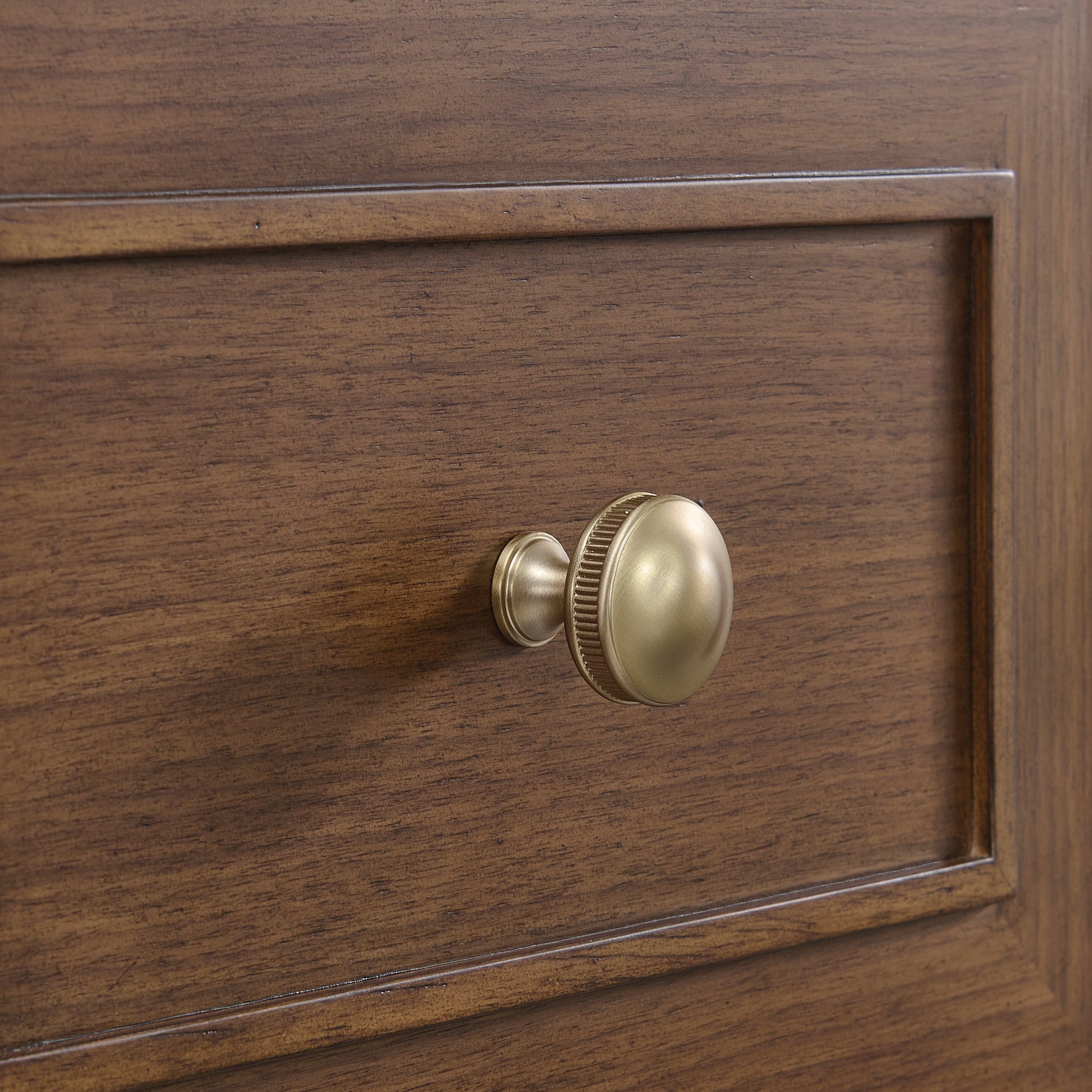 Mid-Century Walnut / Victorian Silver - 3 Faucet Holes