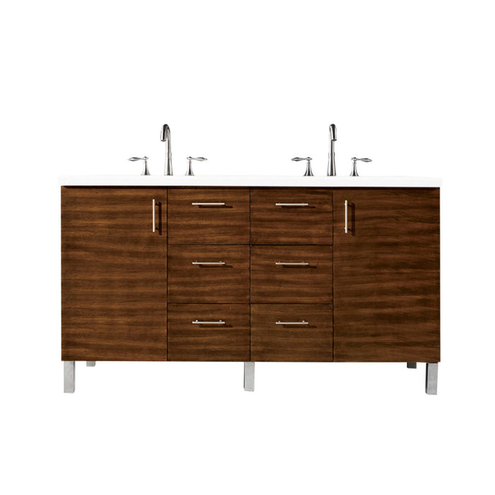 American Walnut / White Zeus - 3 Faucet Holes