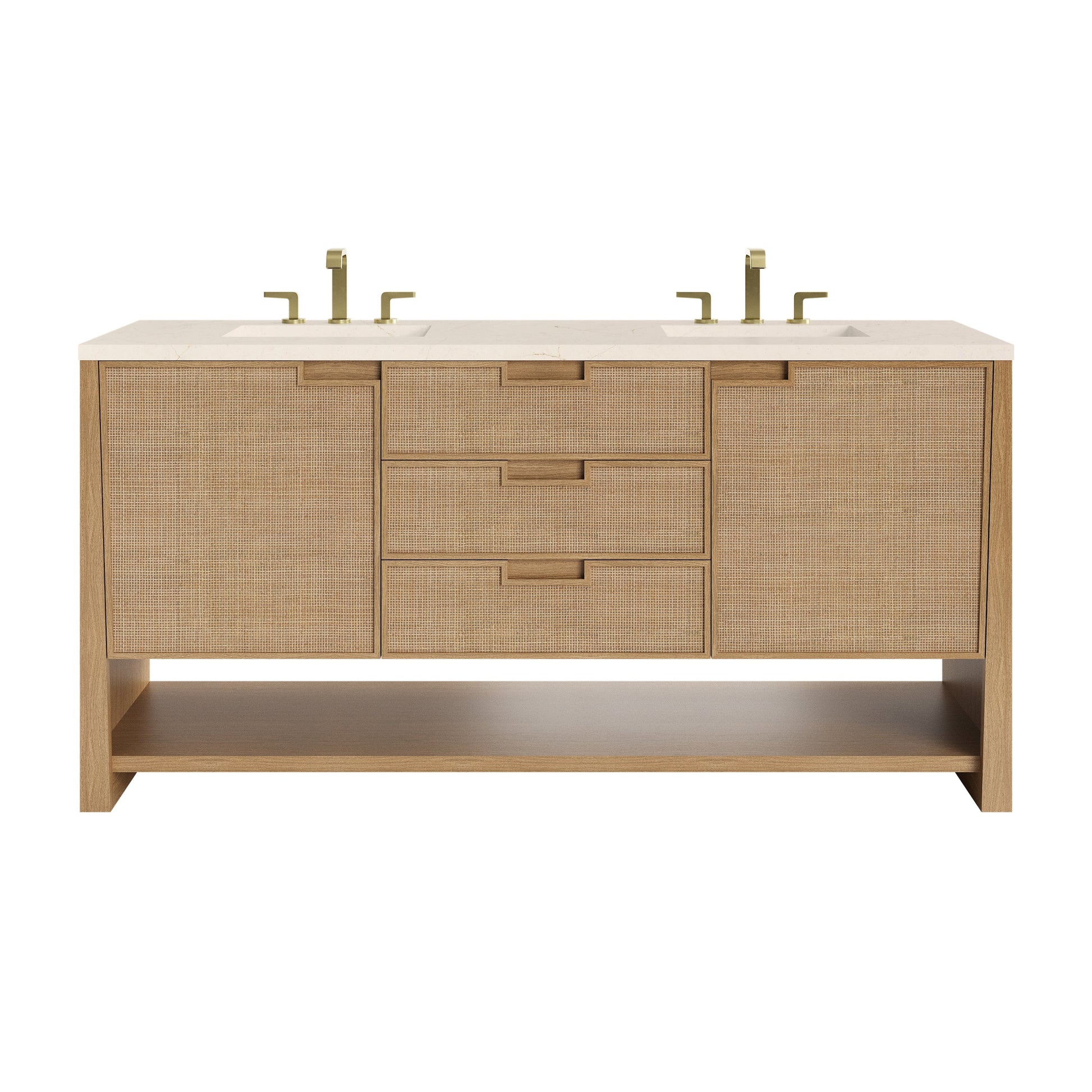 Seaside Oak / Eternal Marfil - 3 Faucet Holes