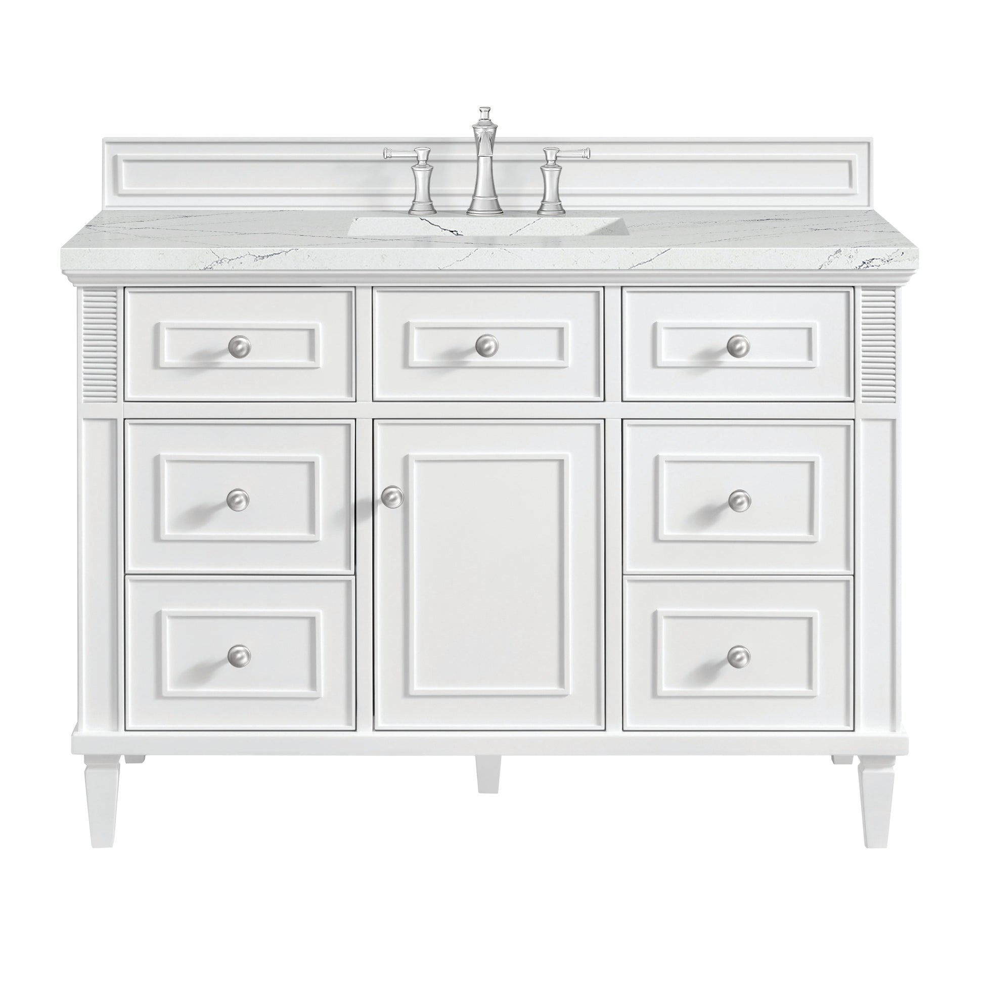 Bright White / Ethereal Noctis - 3 Faucet Holes