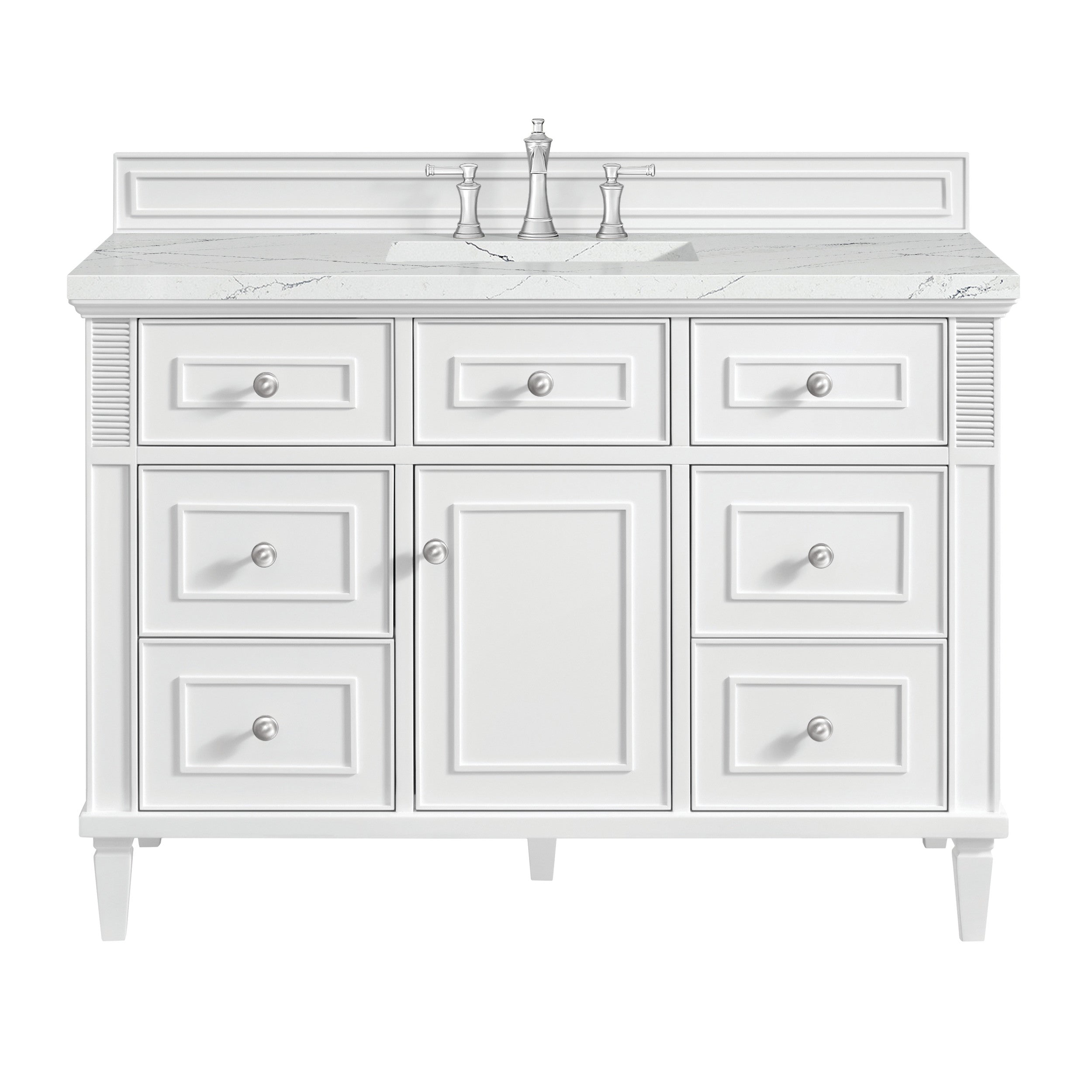 Bright White / Ethereal Noctis - 3 Faucet Holes