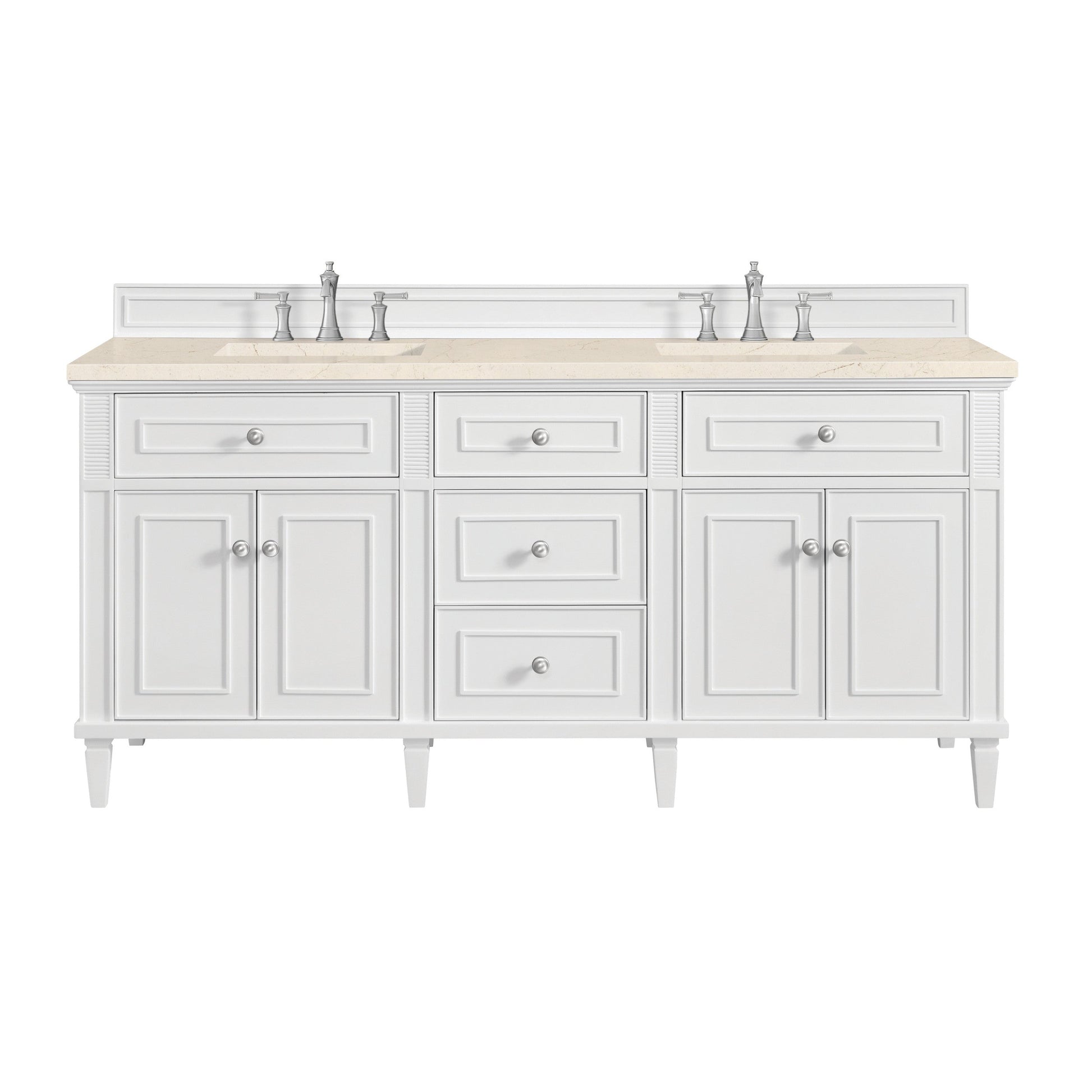 Bright White / Eternal Marfil - 3 Faucet Holes