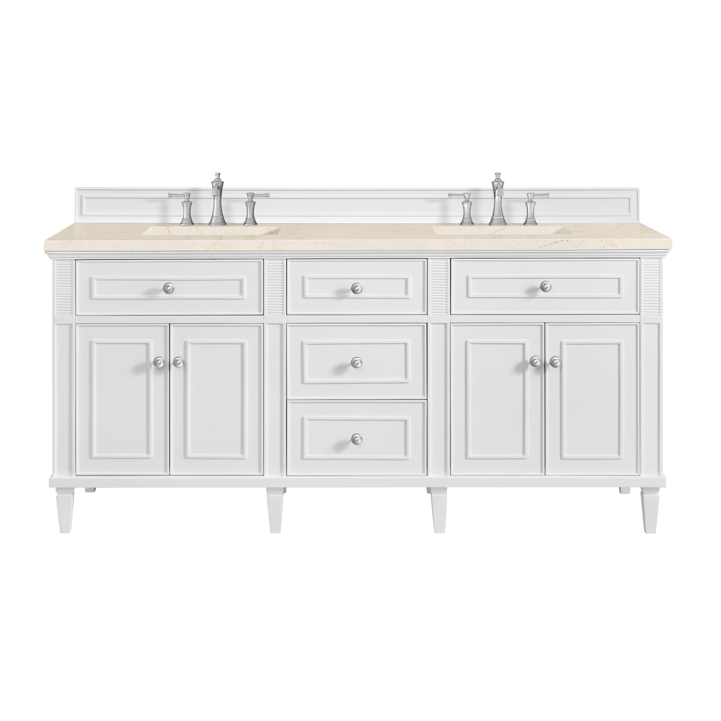 Bright White / Eternal Marfil - 3 Faucet Holes