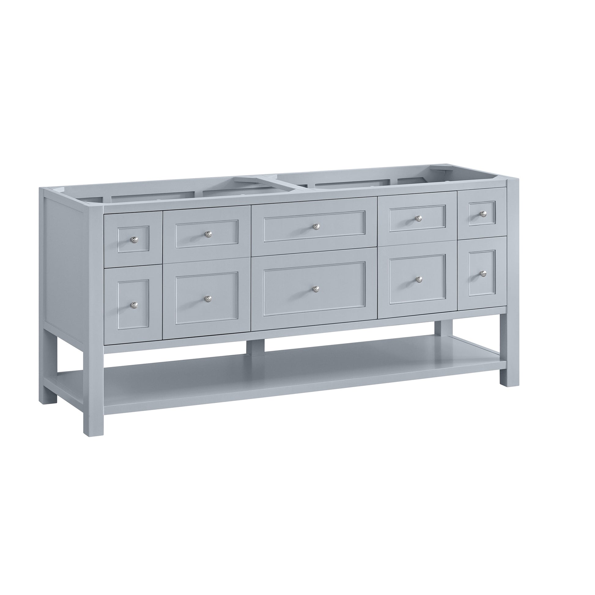 Serenity Blue / Victorian Silver - 3 Faucet Holes