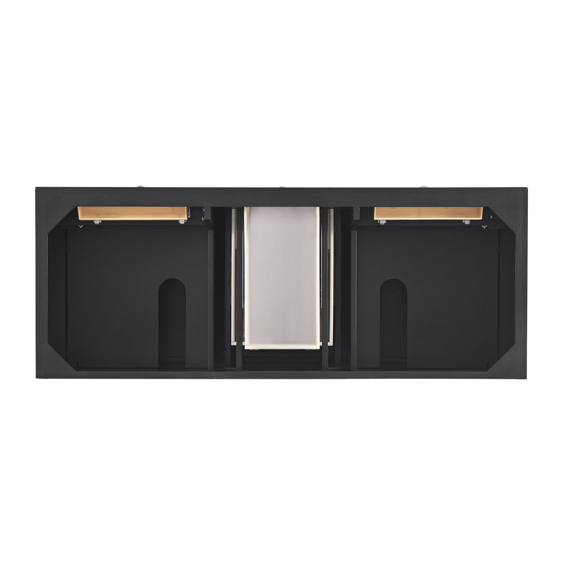 Black Onyx / Victorian Silver - 3 Faucet Holes