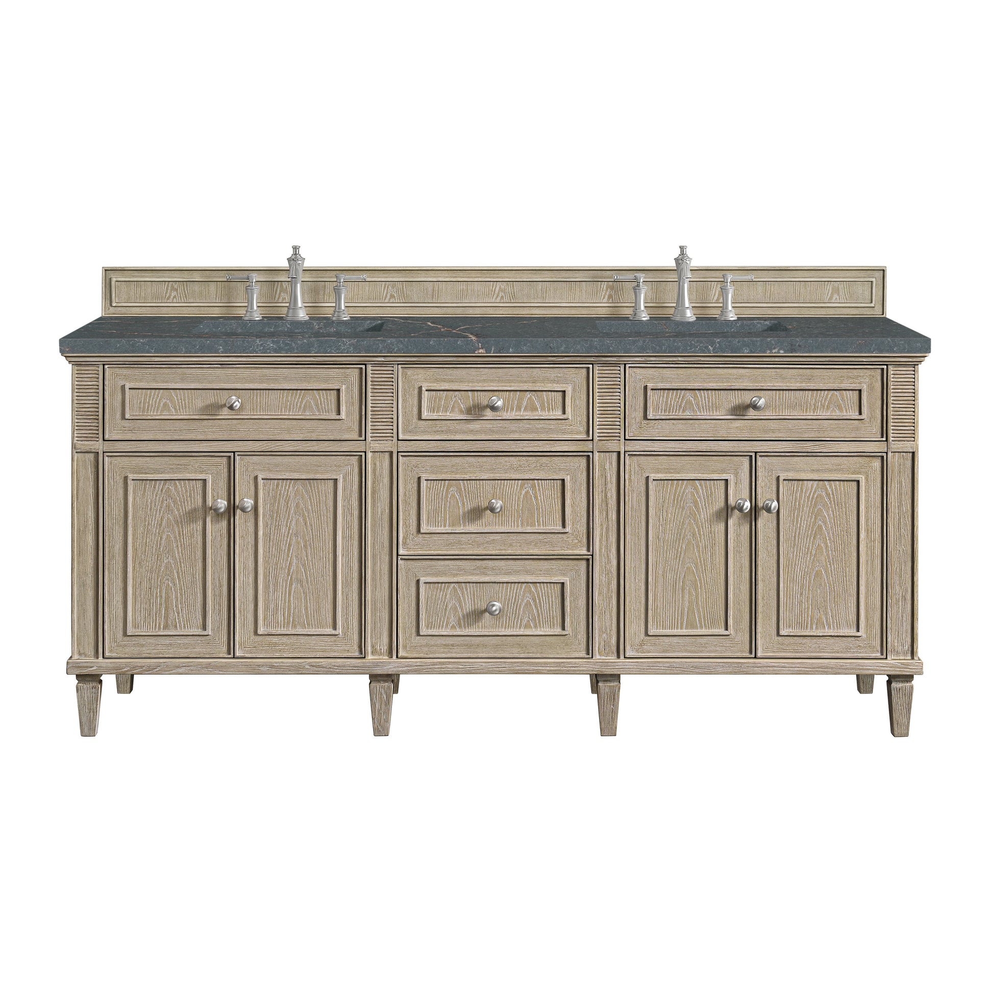 Whitewashed Oak / Parisien Bleu - 3 Faucet Holes