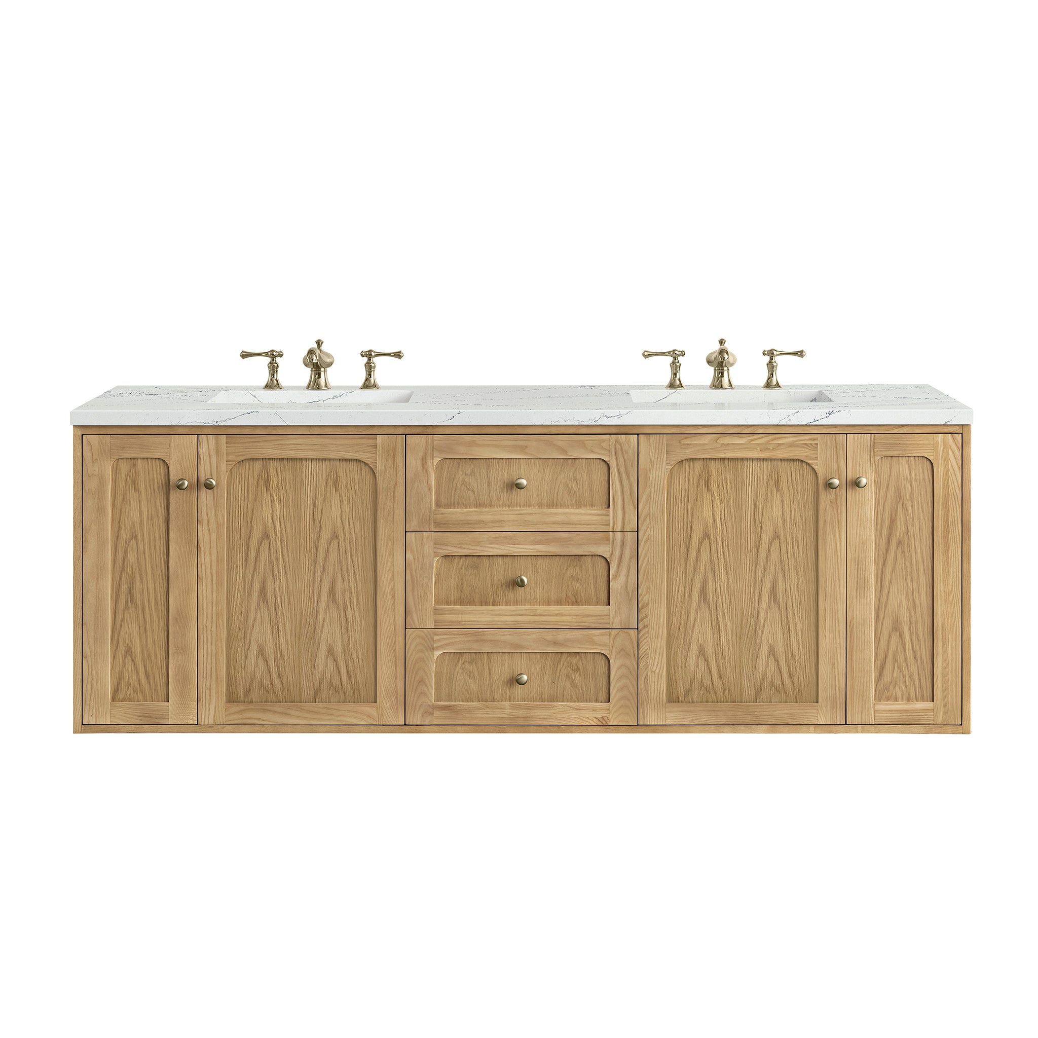 Light Natural Oak / Ethereal Noctis - 3 Faucet Holes
