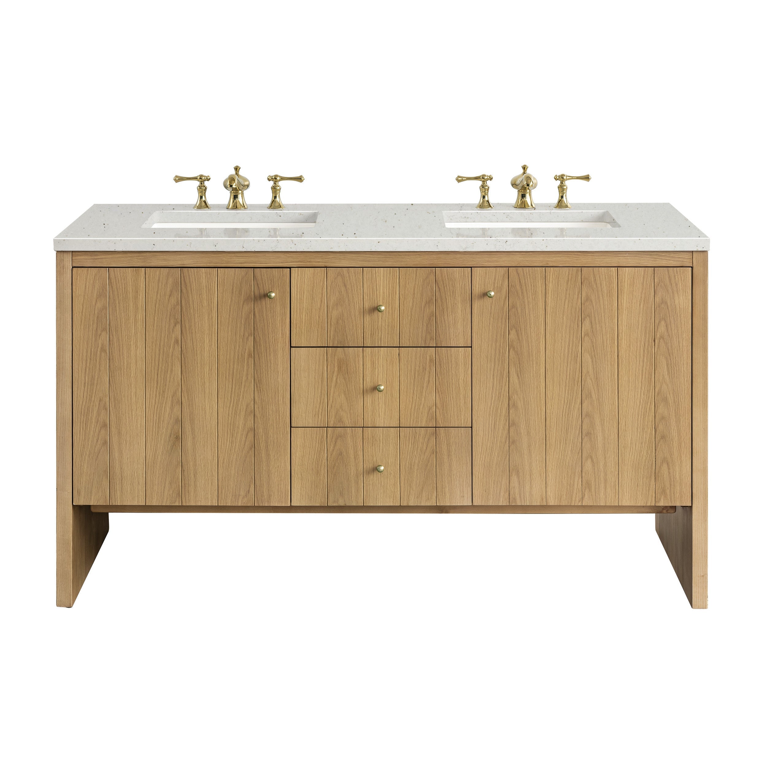 Light Natural Oak / Lime Delight - 3 Faucet Holes