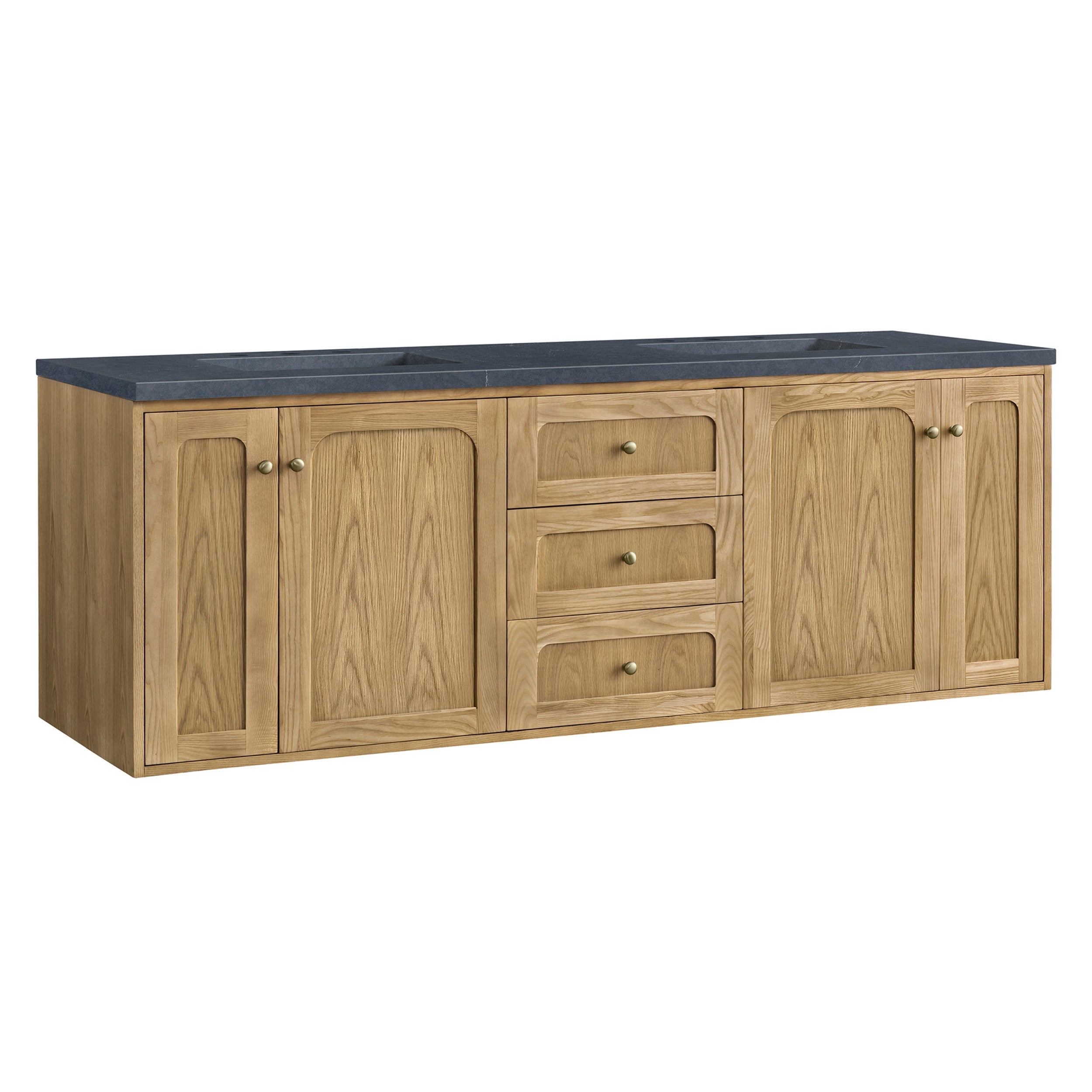 Light Natural Oak / Charcoal Soapstone - 3 Faucet Holes