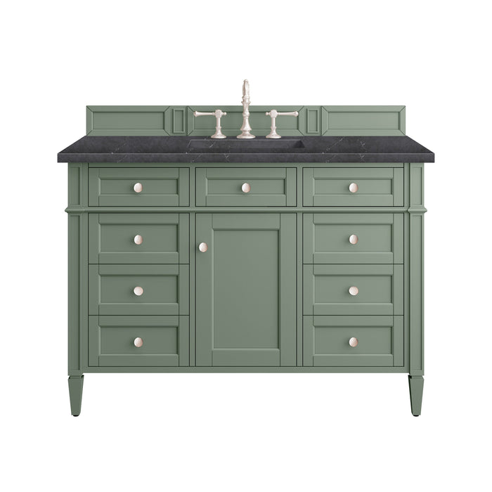 Smokey Celadon / Charcoal Soapstone - 3 Faucet Holes