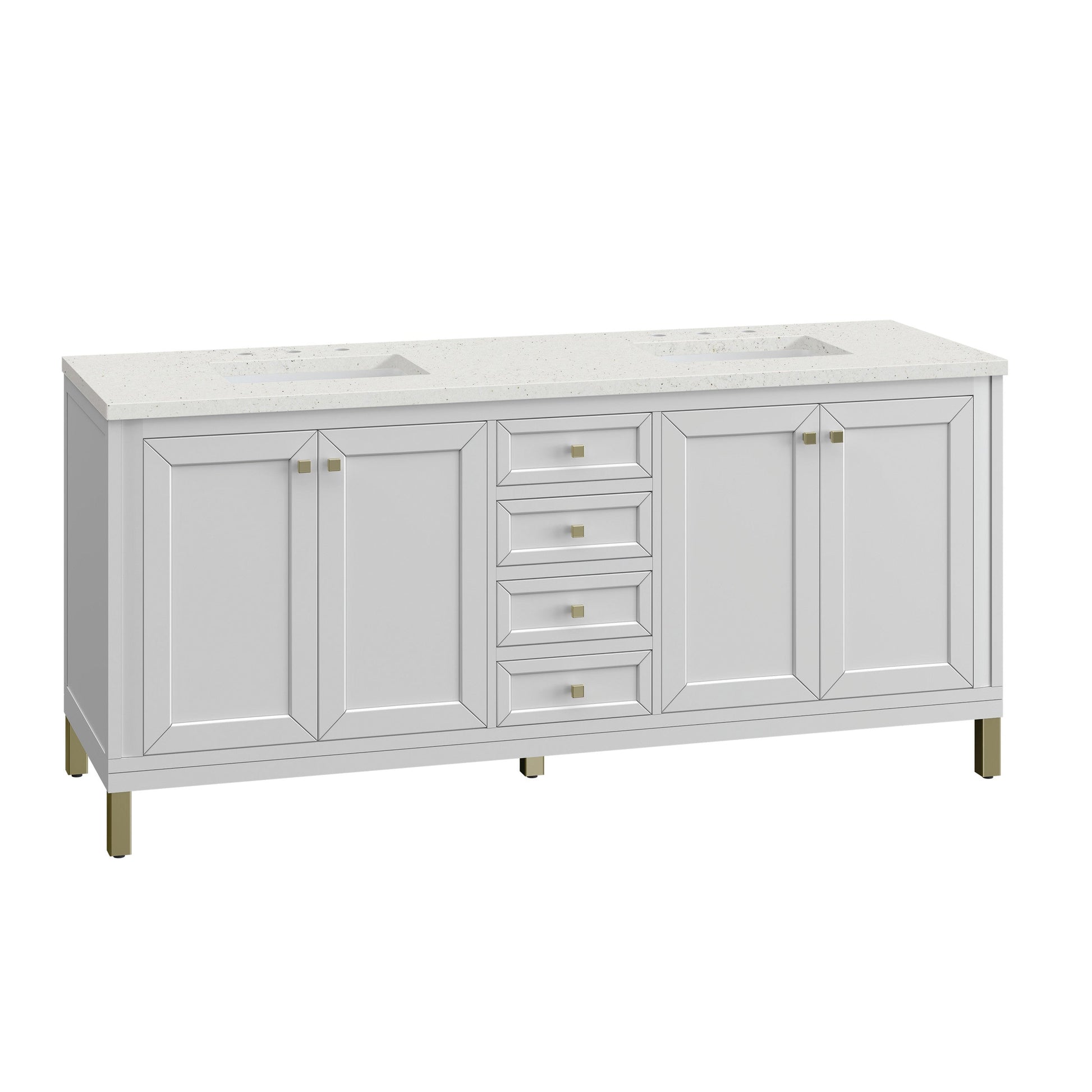 Glossy White / Lime Delight - 3 Faucet Holes