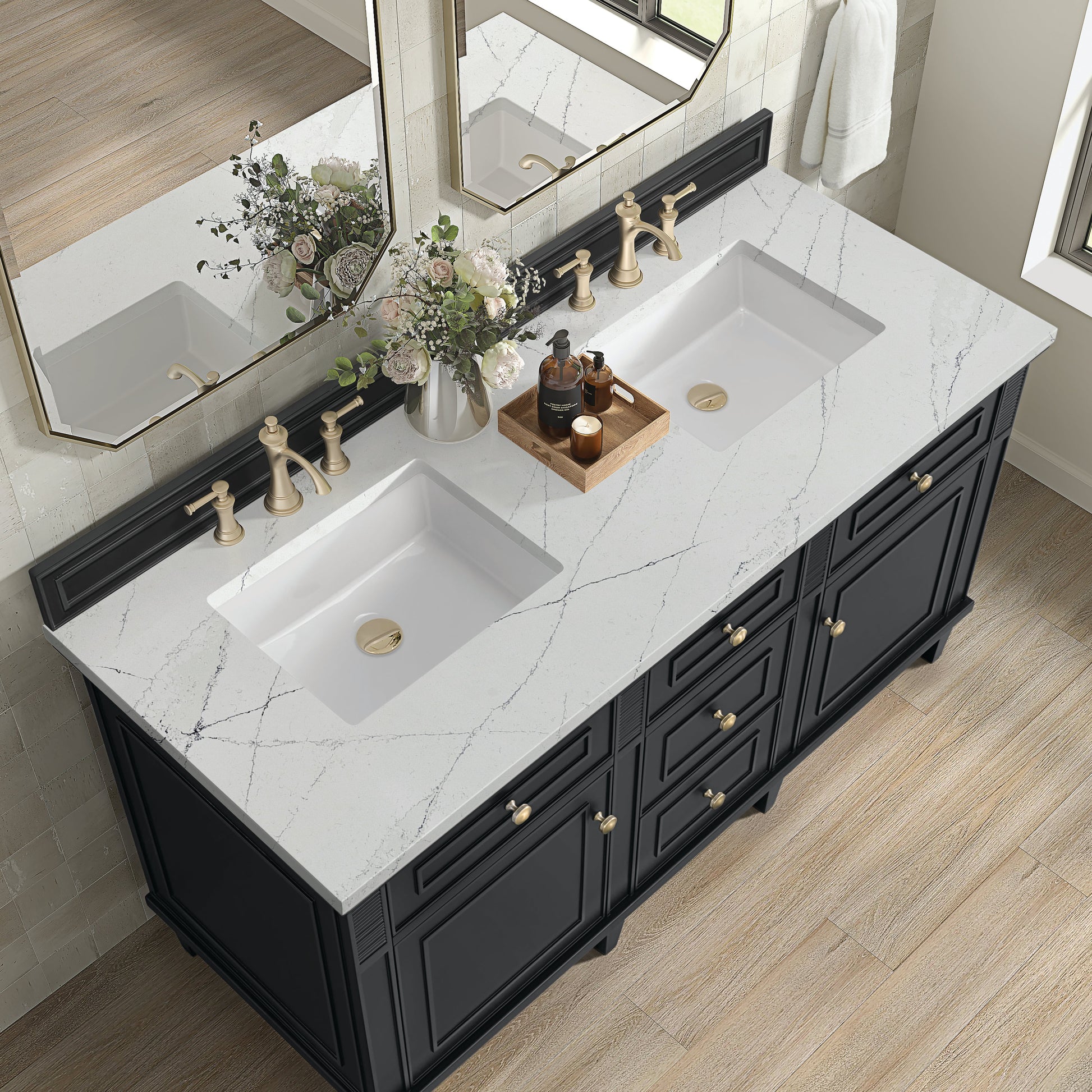Black Onyx / Ethereal Noctis - 3 Faucet Holes