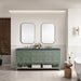 Smokey Celadon / Charcoal Soapstone - 3 Faucet Holes