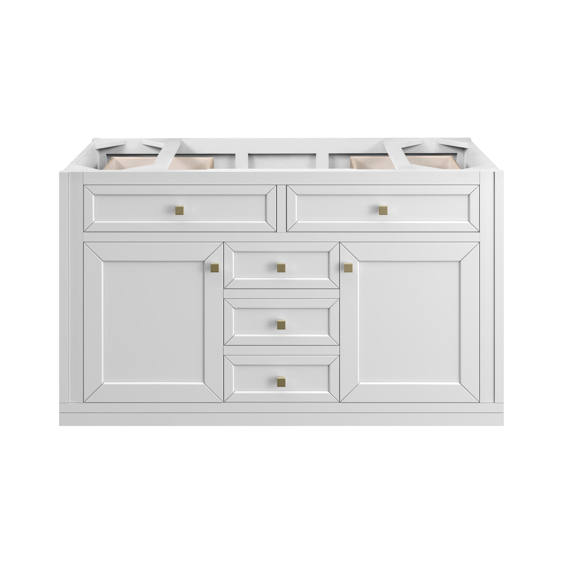 Glossy White / Victorian Silver - 3 Faucet Holes