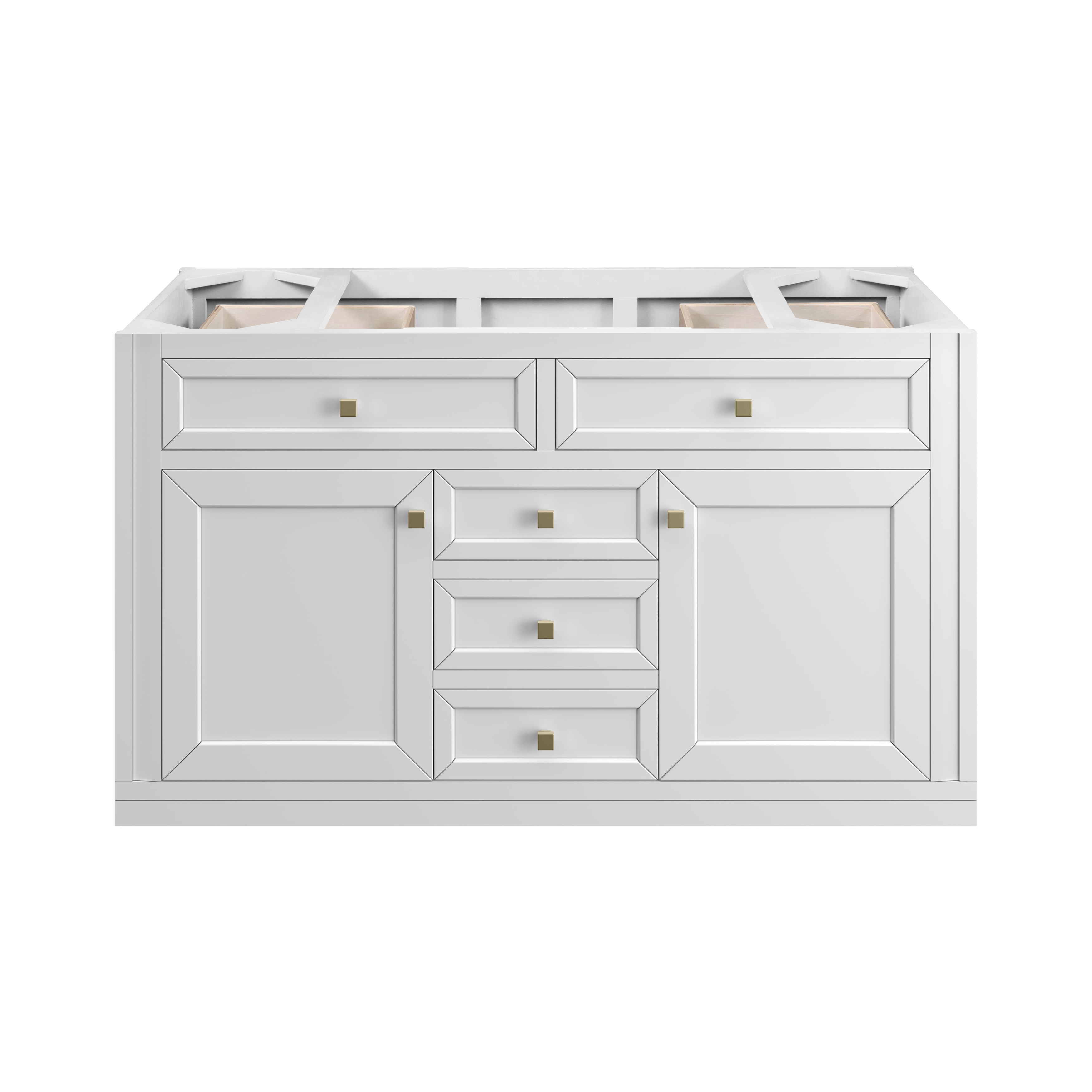 Glossy White / Victorian Silver - 3 Faucet Holes