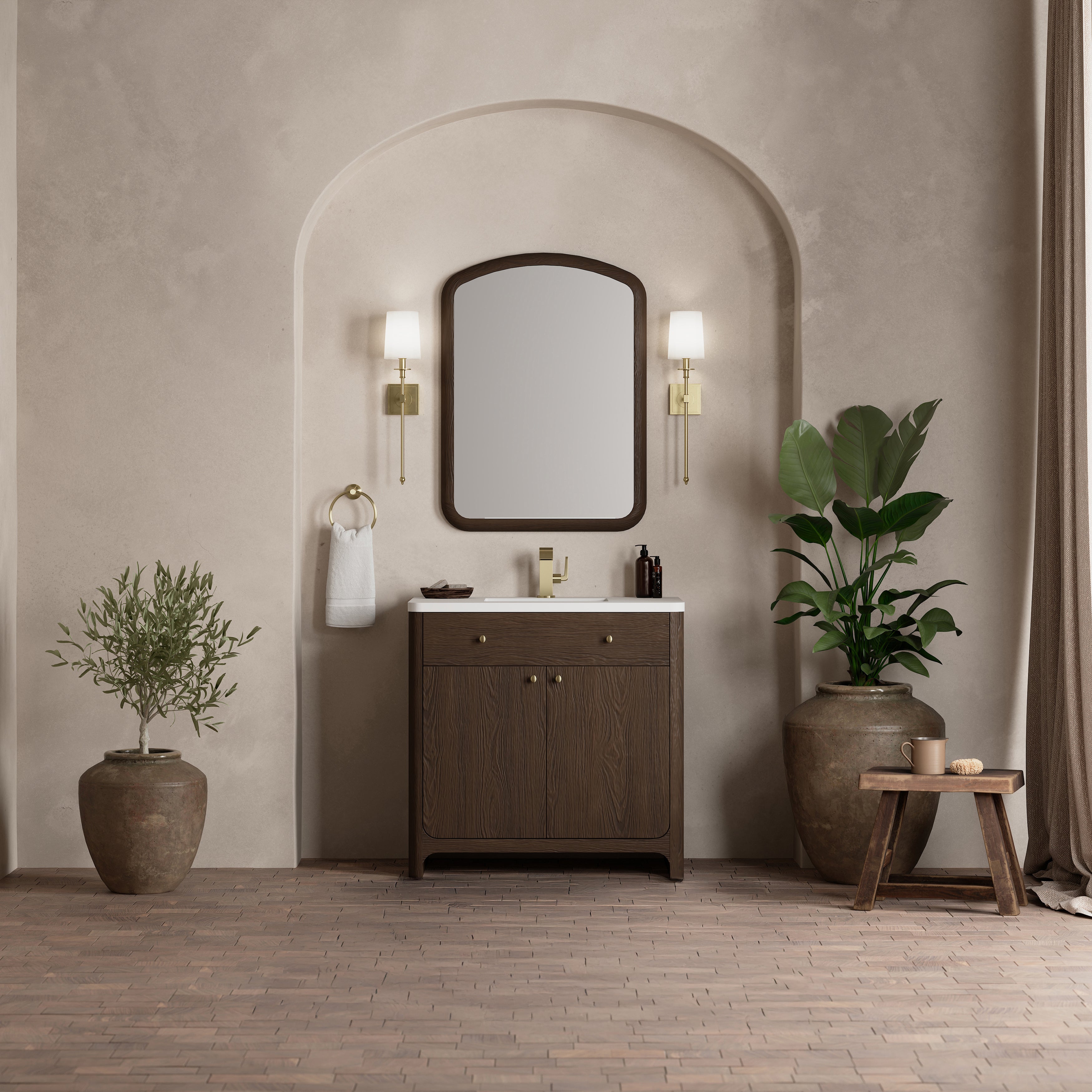 Sable / White Zeus - 1 Faucet Hole