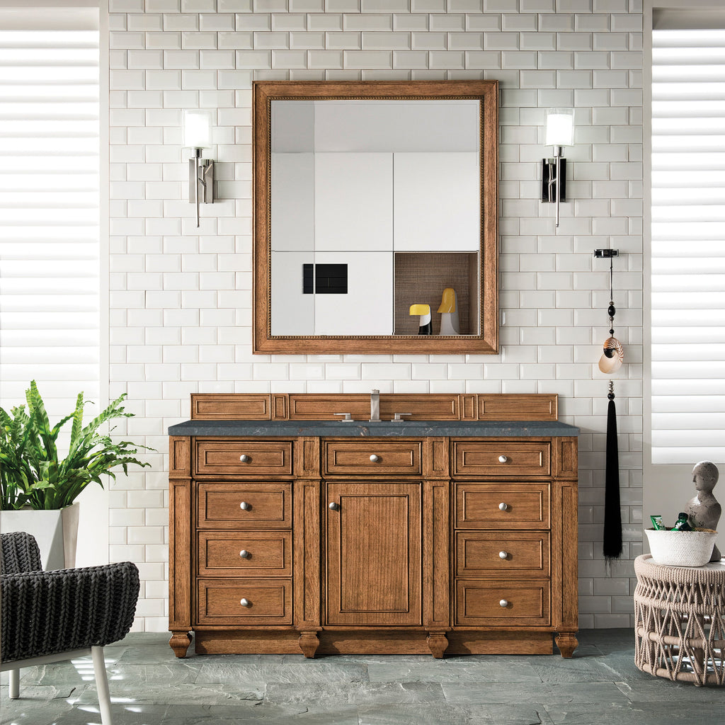 Saddle Brown / Parisien Bleu - 3 Faucet Holes