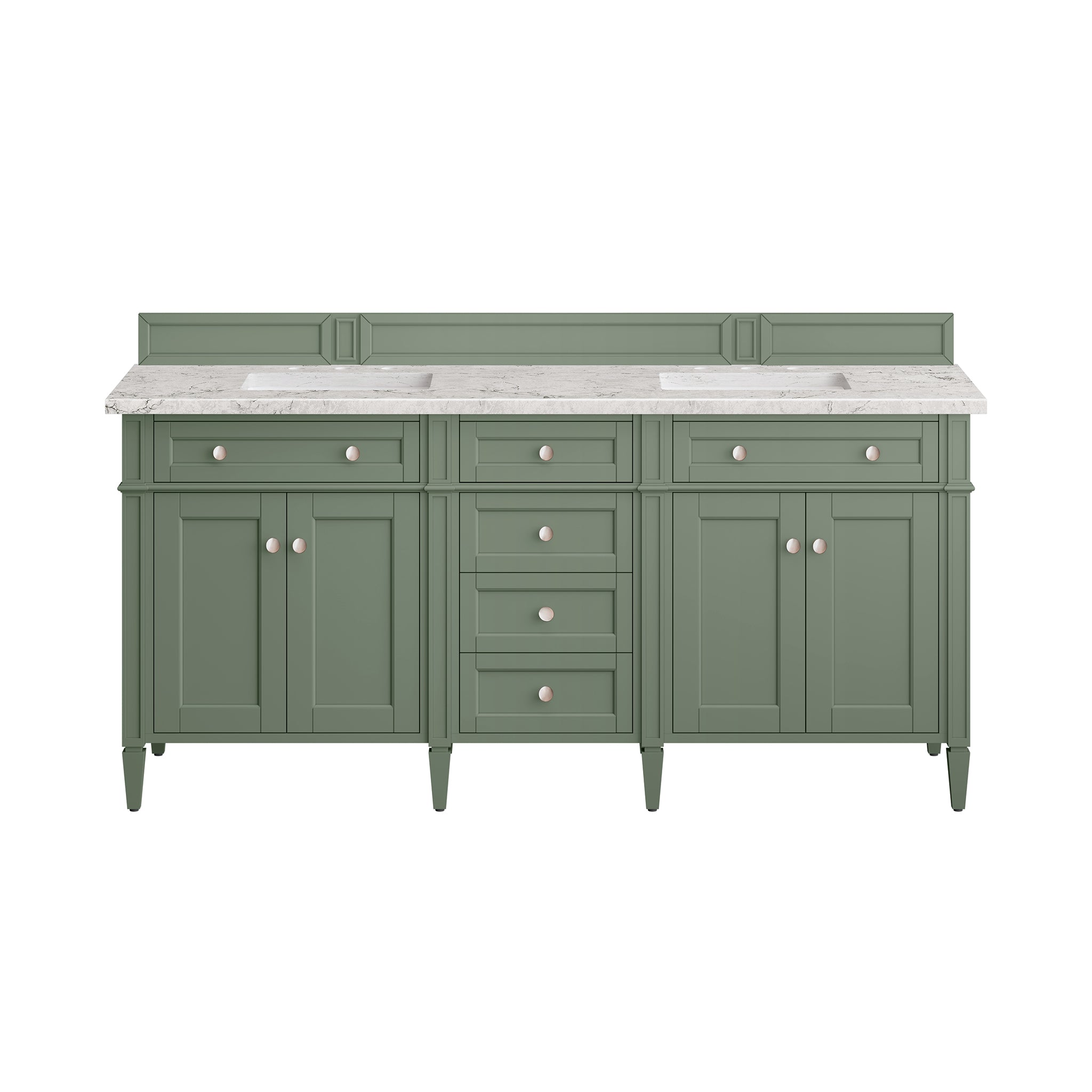 Smokey Celadon / Eternal Jasmine Pearl - 3 Faucet Holes