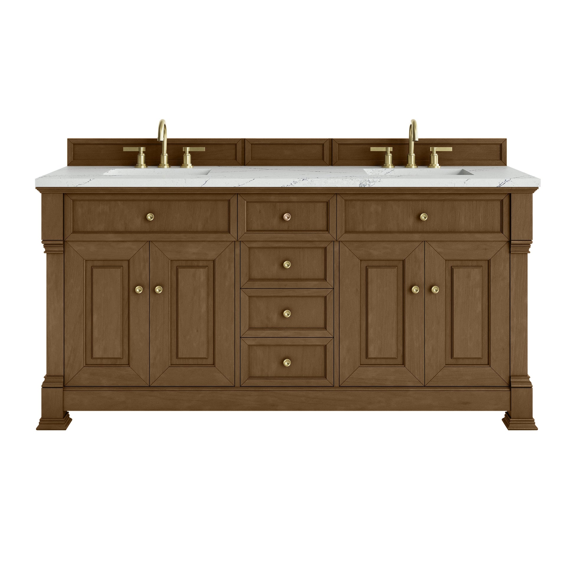 Honey Oak / Ethereal Noctis - 3 Faucet Holes