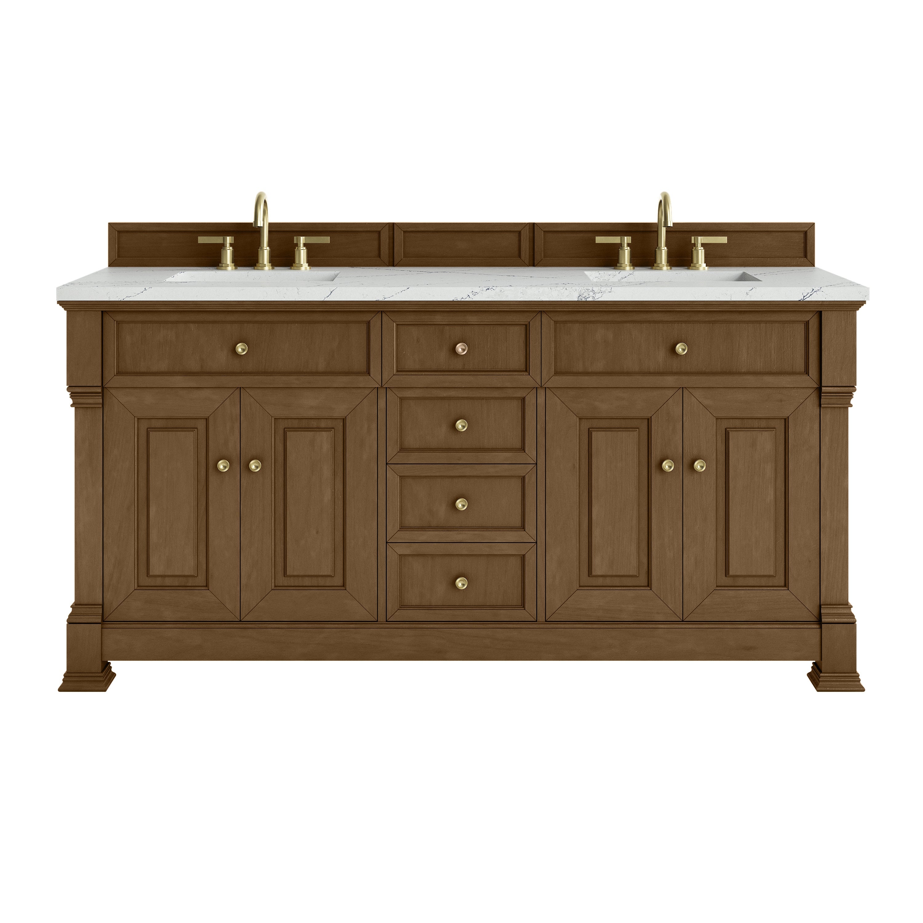 Honey Oak / Ethereal Noctis - 3 Faucet Holes