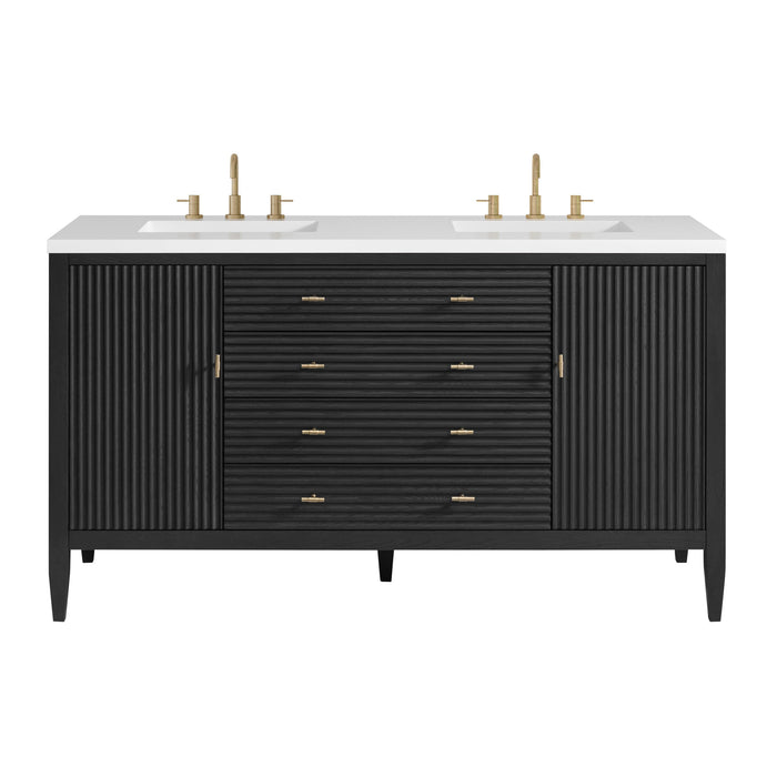Carbon Oak / White Zeus - 3 Faucet Holes