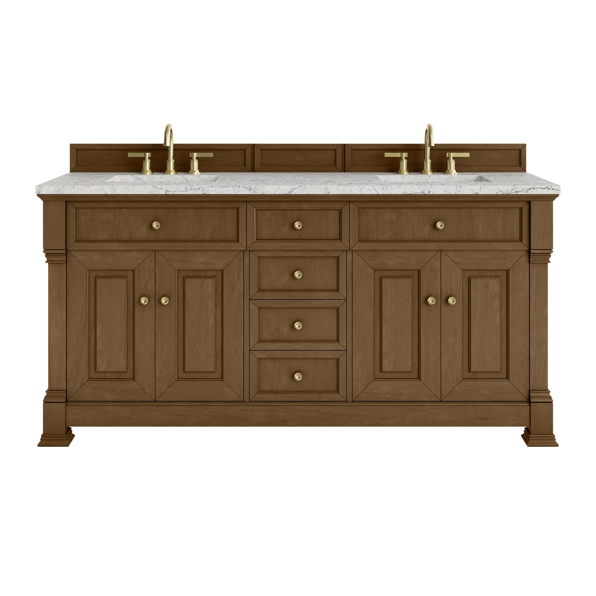 Honey Oak / Eternal Jasmine Pearl - 3 Faucet Holes
