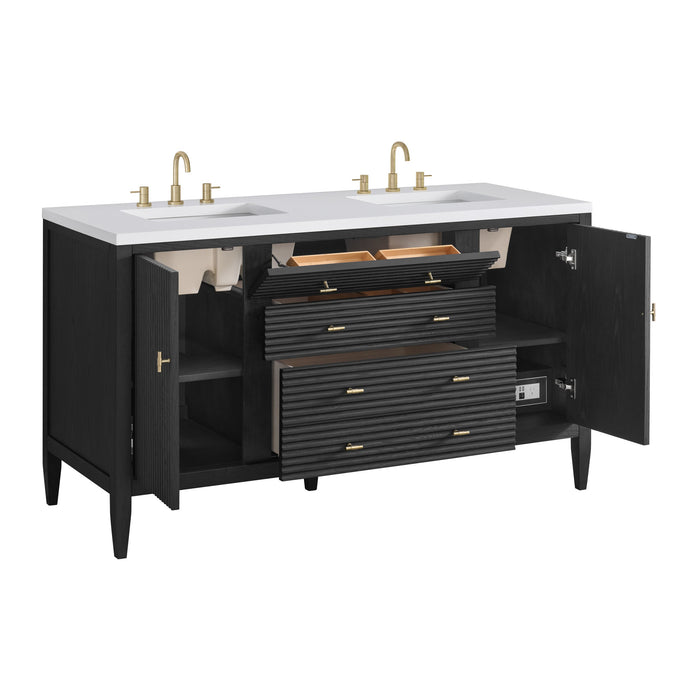 Carbon Oak / White Zeus - 3 Faucet Holes