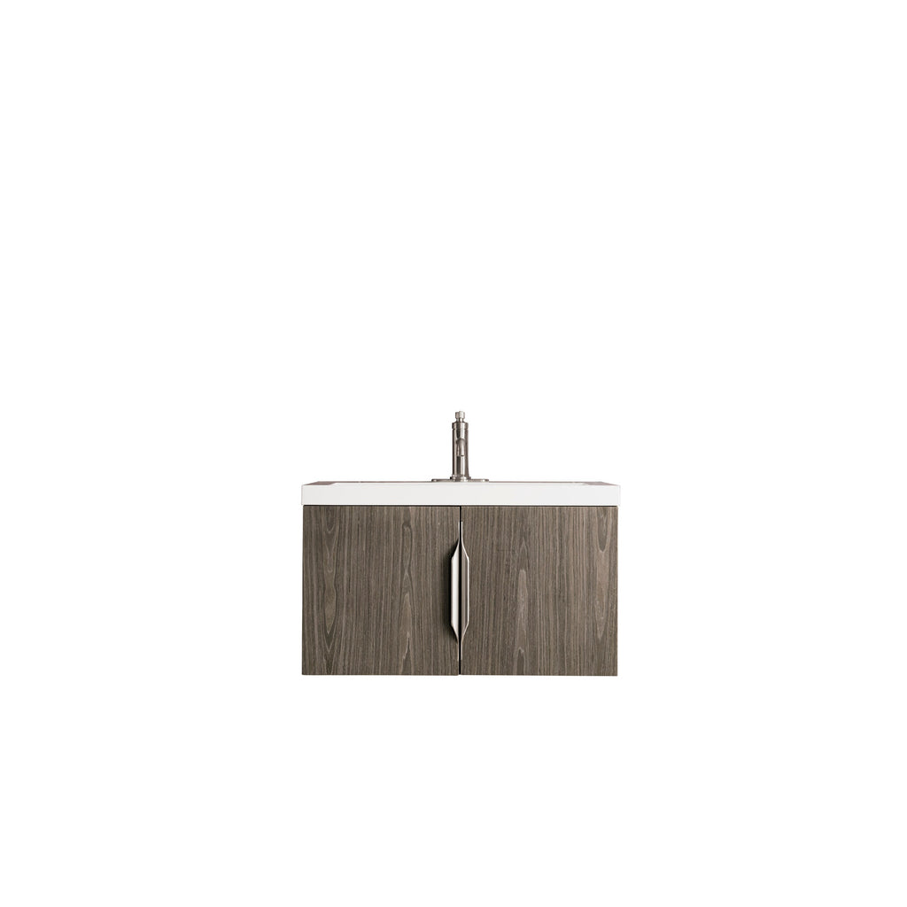 Ash Gray / White Glossy - 1 Faucet Hole