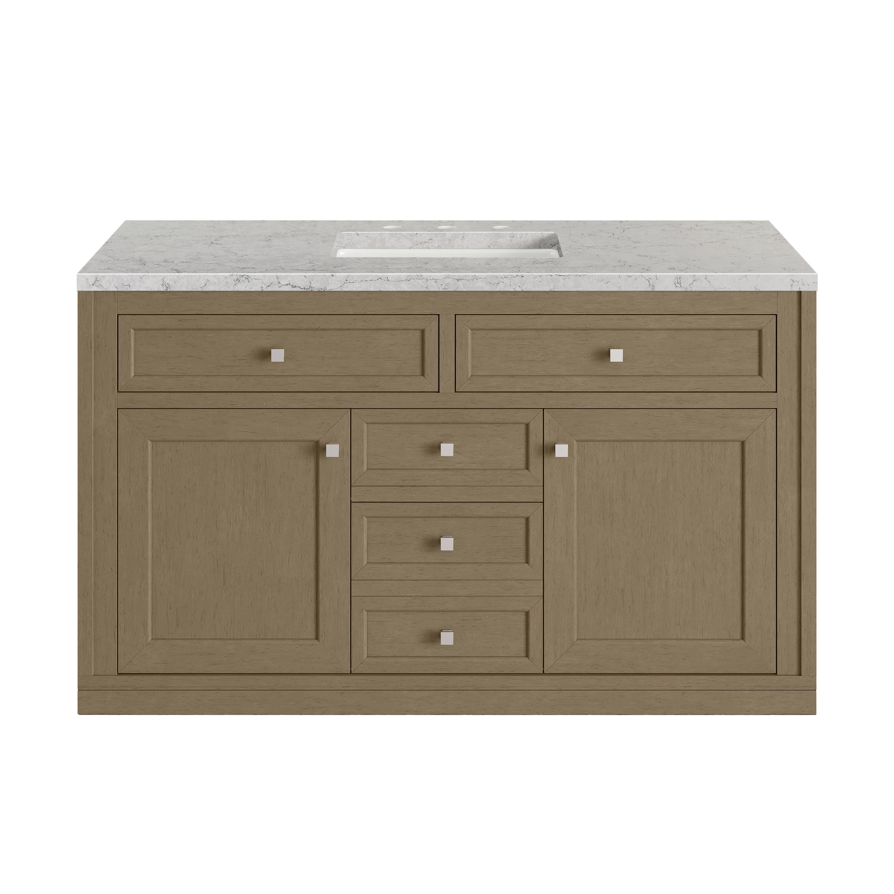 Walnut Whisper / Eternal Jasmine Pearl - 3 Faucet Holes