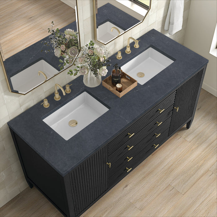 Carbon Oak / Charcoal Soapstone - 3 Faucet Holes