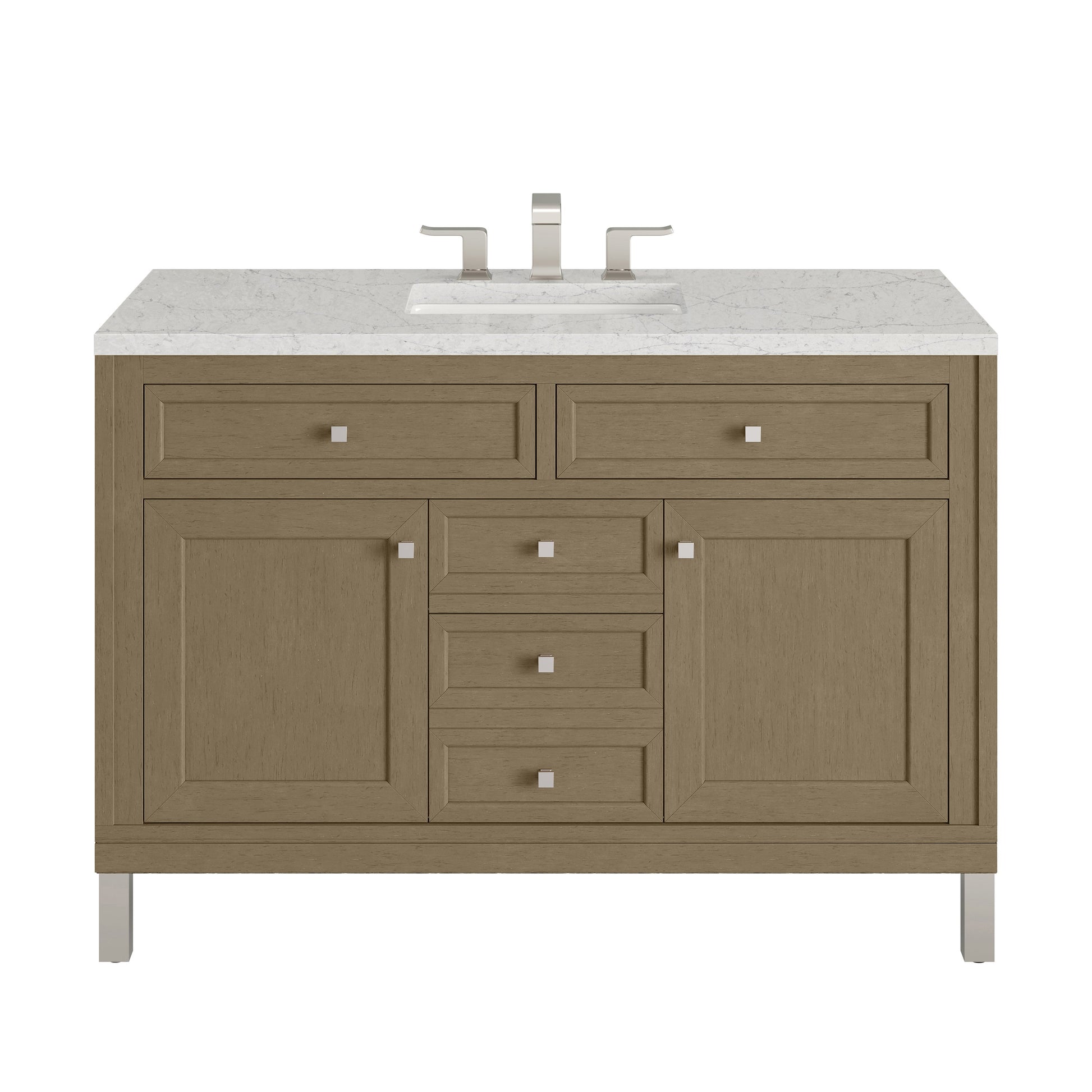 Walnut Whisper / Eternal Jasmine Pearl - 3 Faucet Holes